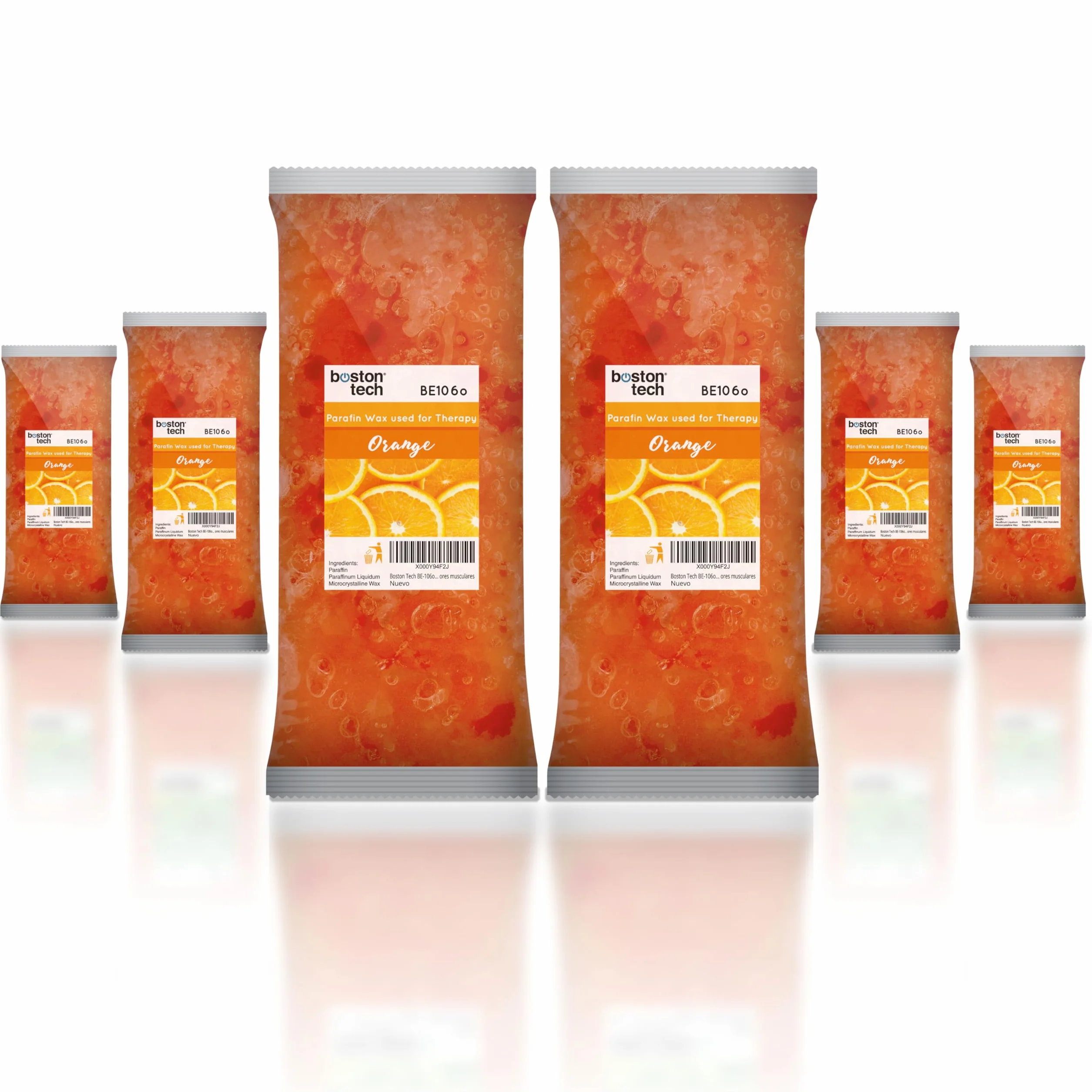 Boston Tech Parafina para Manos y Pies 6 Bloques x 450 gr Antioxidante Hidrata Nutre