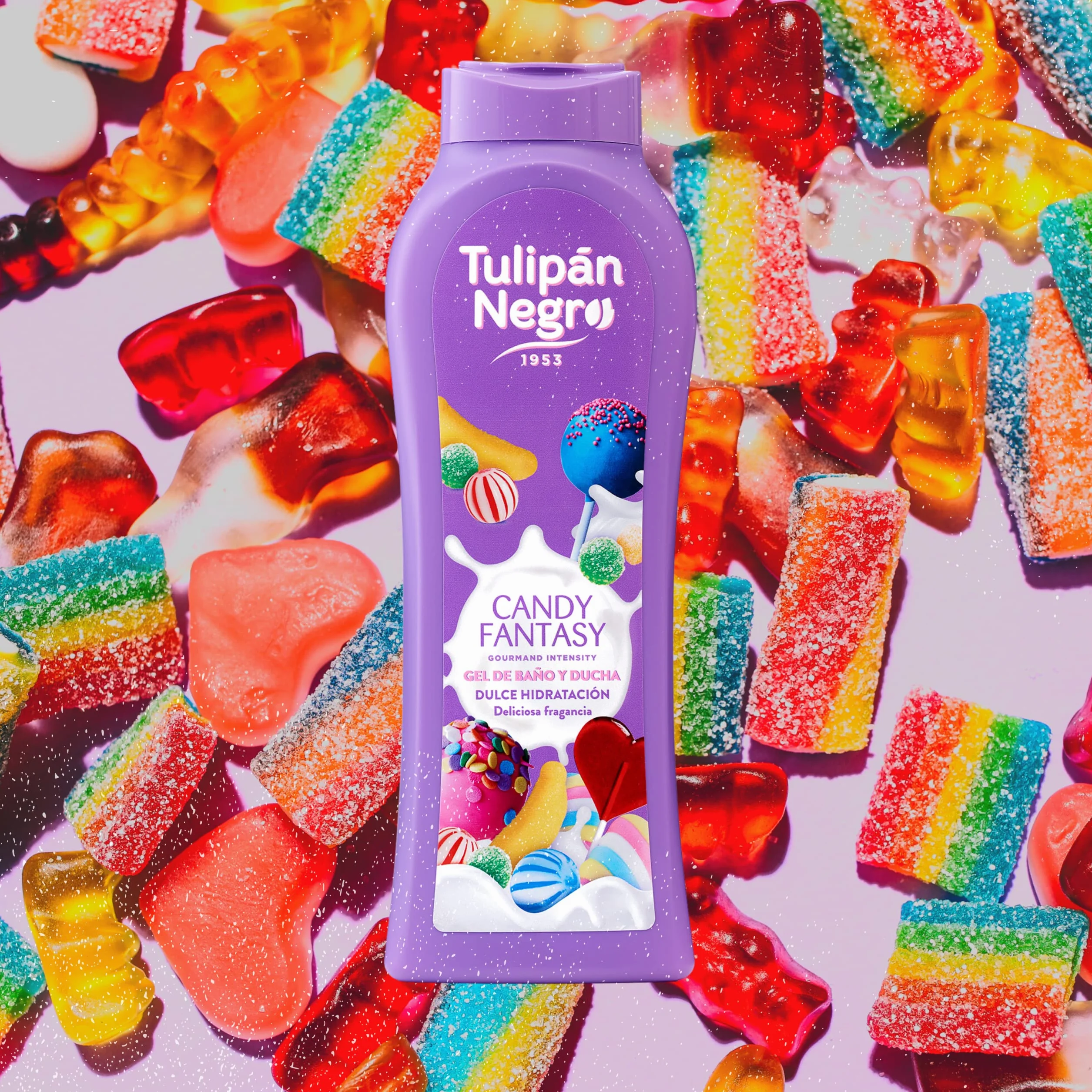 Tulipán Negro Gel de Baño Candy Fantasy Nutritivo e Hidratante 650 ml