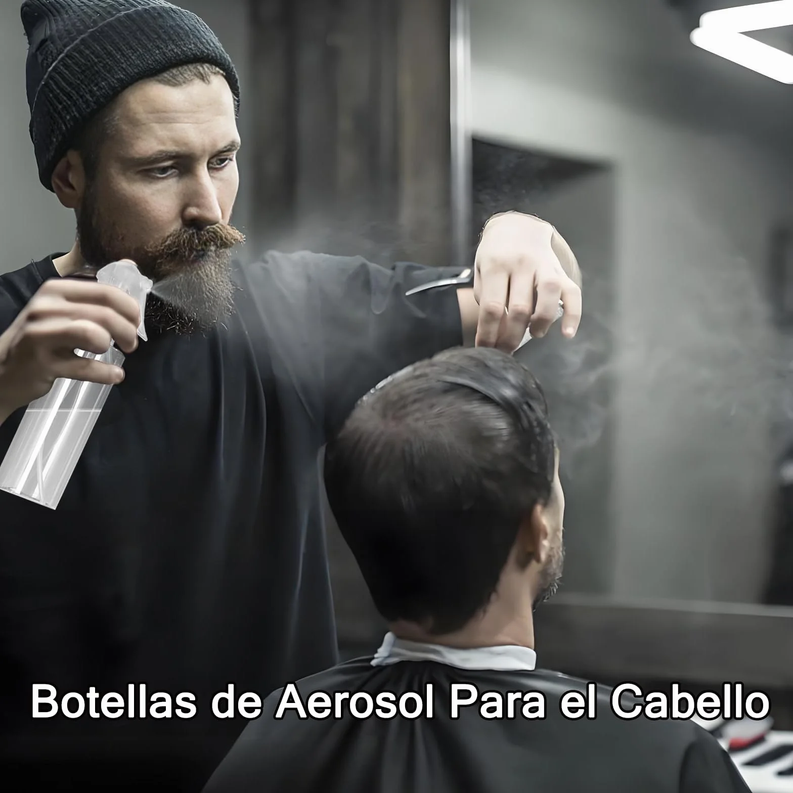 Paquete de 3 Botellas Spray Plásticas 300ml, Botella Pulverizadora de Niebla Fina Reutilizable