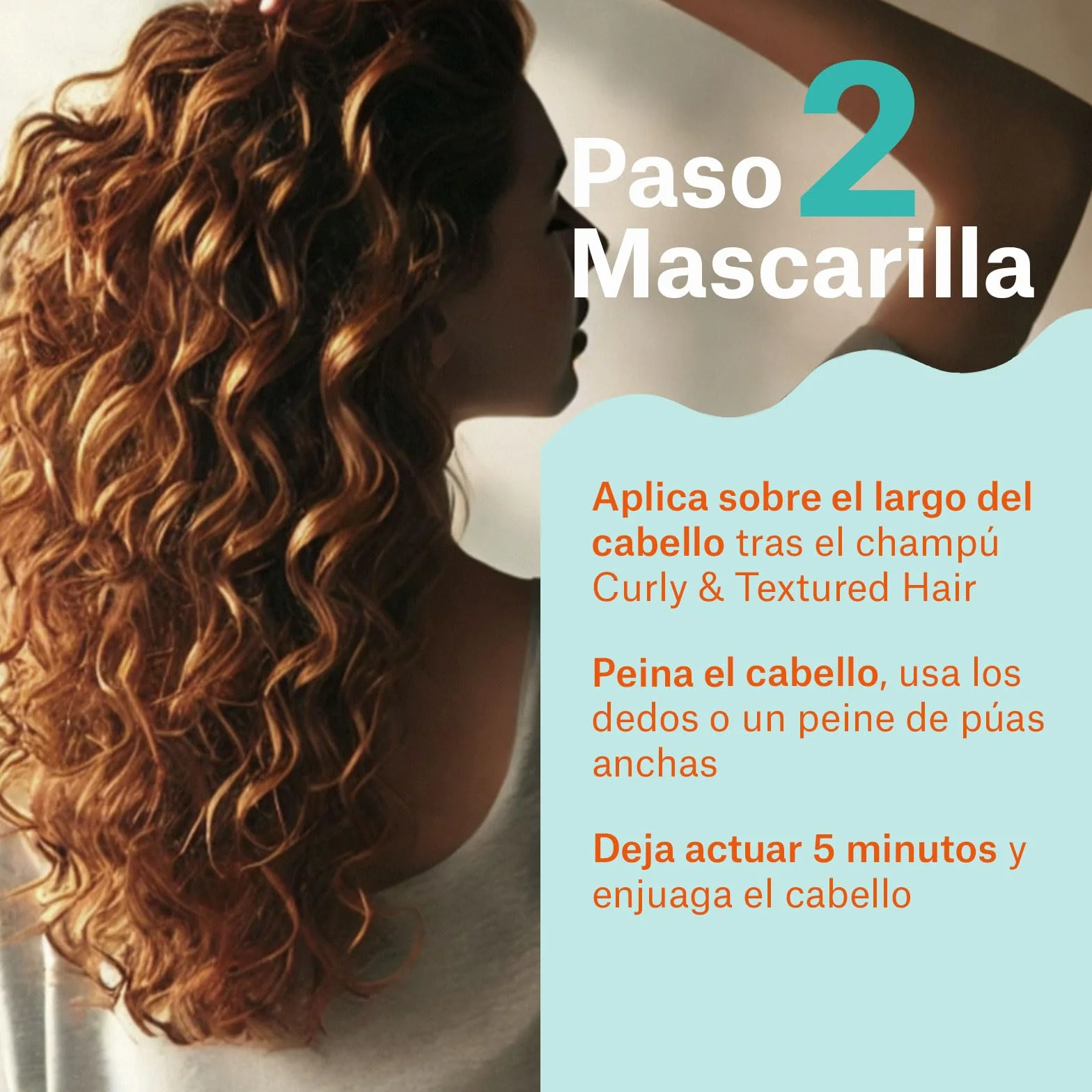 NaturVital Mascarilla Curly para Cabello Rizado 280ml con Coco y Karité Sin Silicona