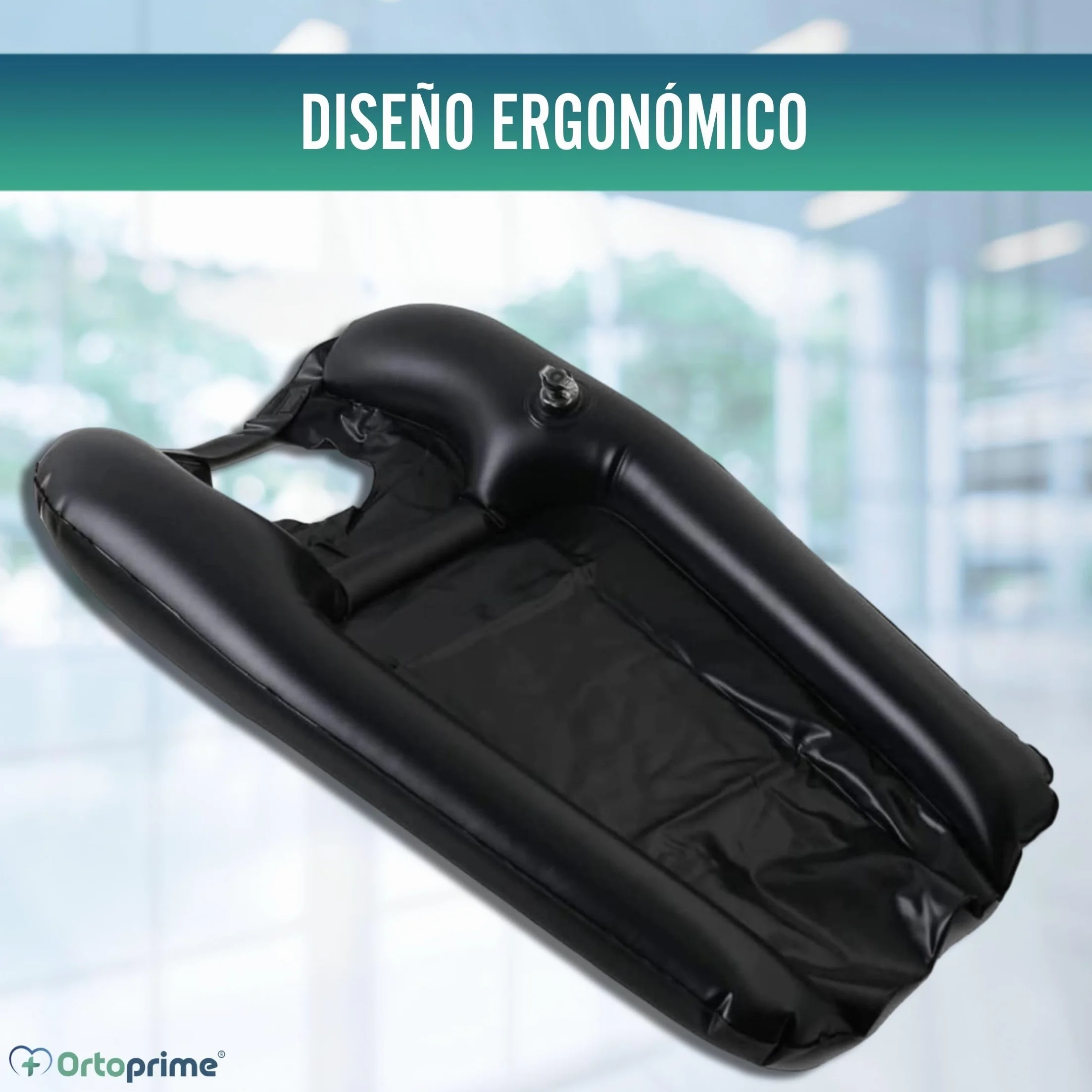 Lavacabezas Portátil Hinchable para Cama Adultos Niños Peluquería Hogar OrtoPrime