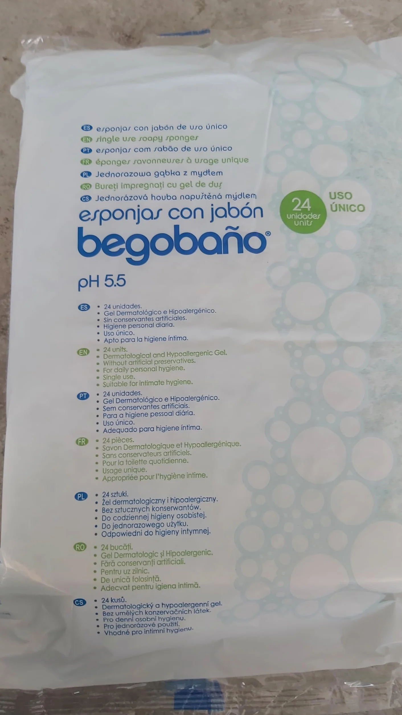 ESPONJA JABONOSA BEGOBAÑO FIBRA 100Grs 12x20cm 1 PACK 120U