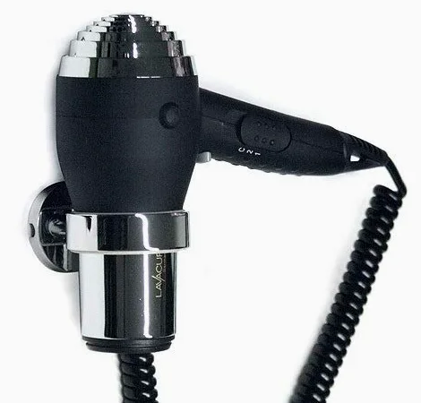 hotelfön secador con pared – Hotel secador – Secador, seguridad interrruptor Push Hotel secador de 8041