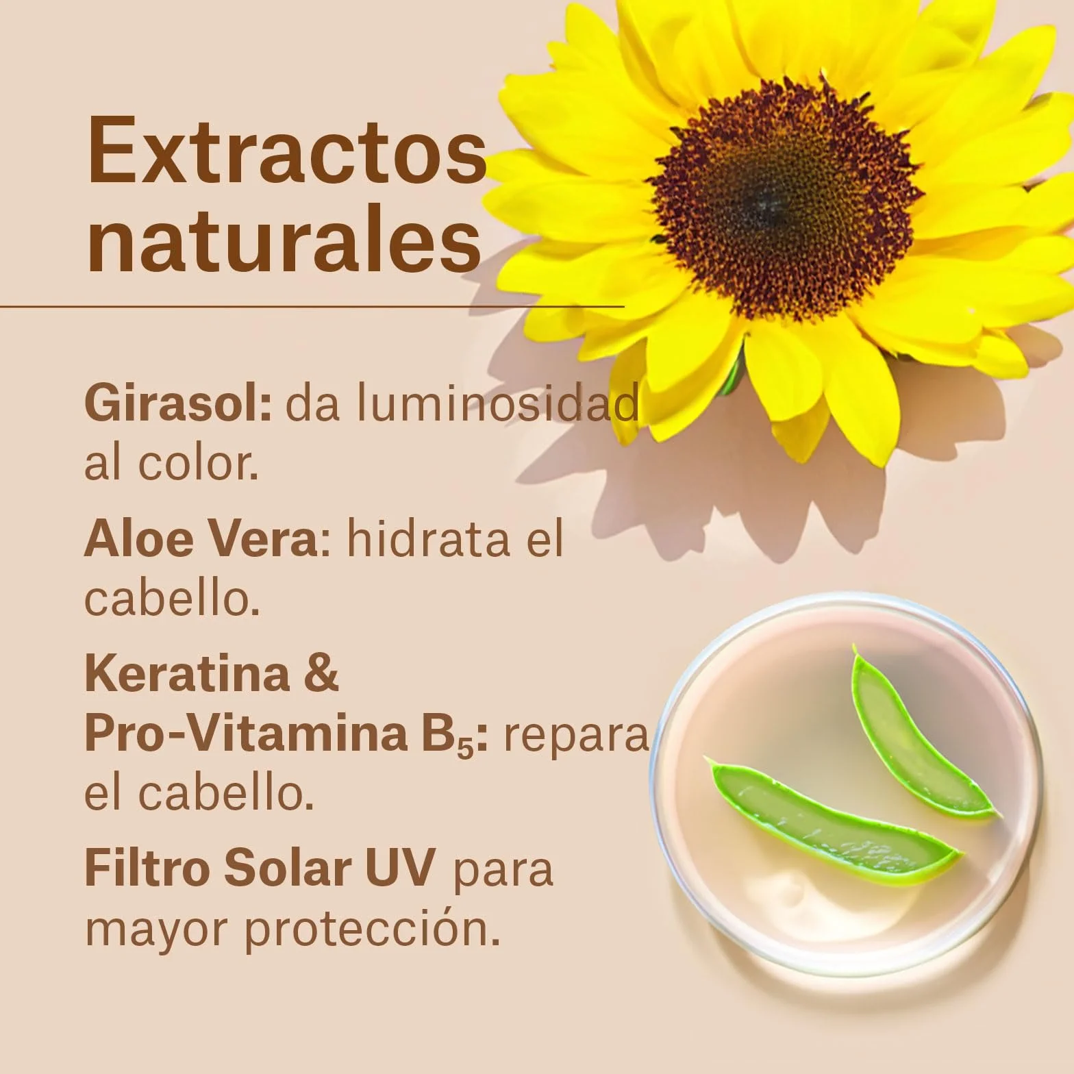 NaturVital Mascarilla de Pelo ColourSafe 300ml con Keratina Vegetal para Cabellos Castaños