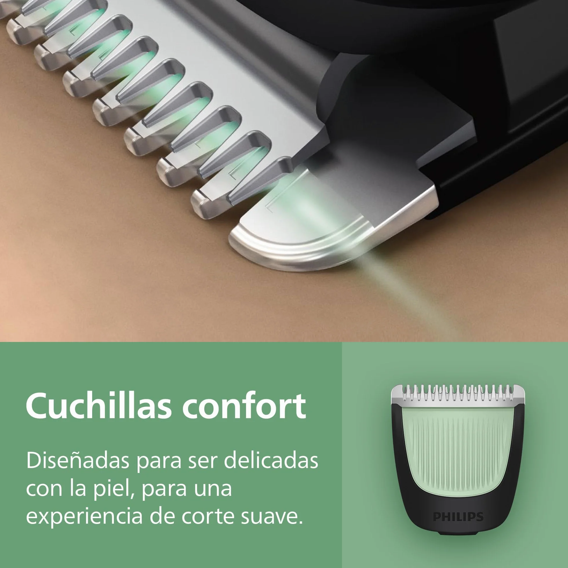 Philips Recortadora Todo En Uno Series 3000, Kit 7 en 1, Afeitadora y Cortapelos Hombre, MG3930/15