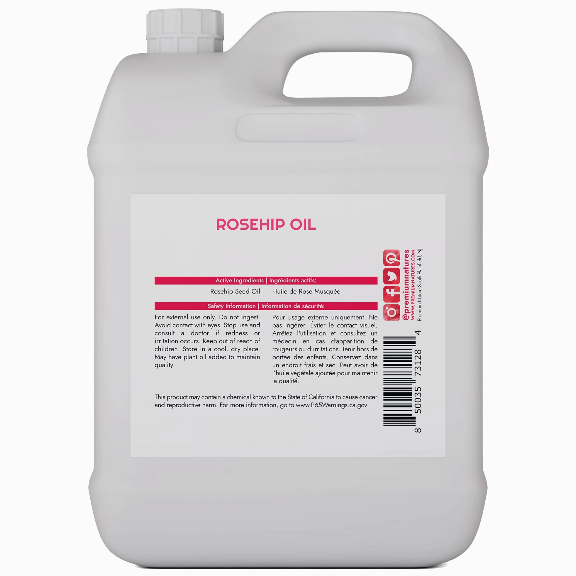 Aceite de rosa mosqueta para piel, cara, cuerpo, cabello, uñas, prensado en frío, sin refinar, aceite de rosa mosqueta, hidratante, masa, aceite de rosa mosqueta puro, 100 aceite de rosa mosqueta