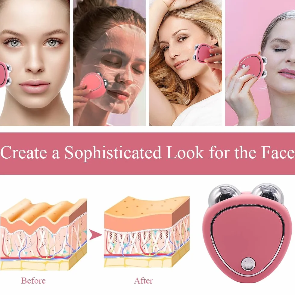 Masajeador Facial Microcorriente Antiarrugas Lifting USB