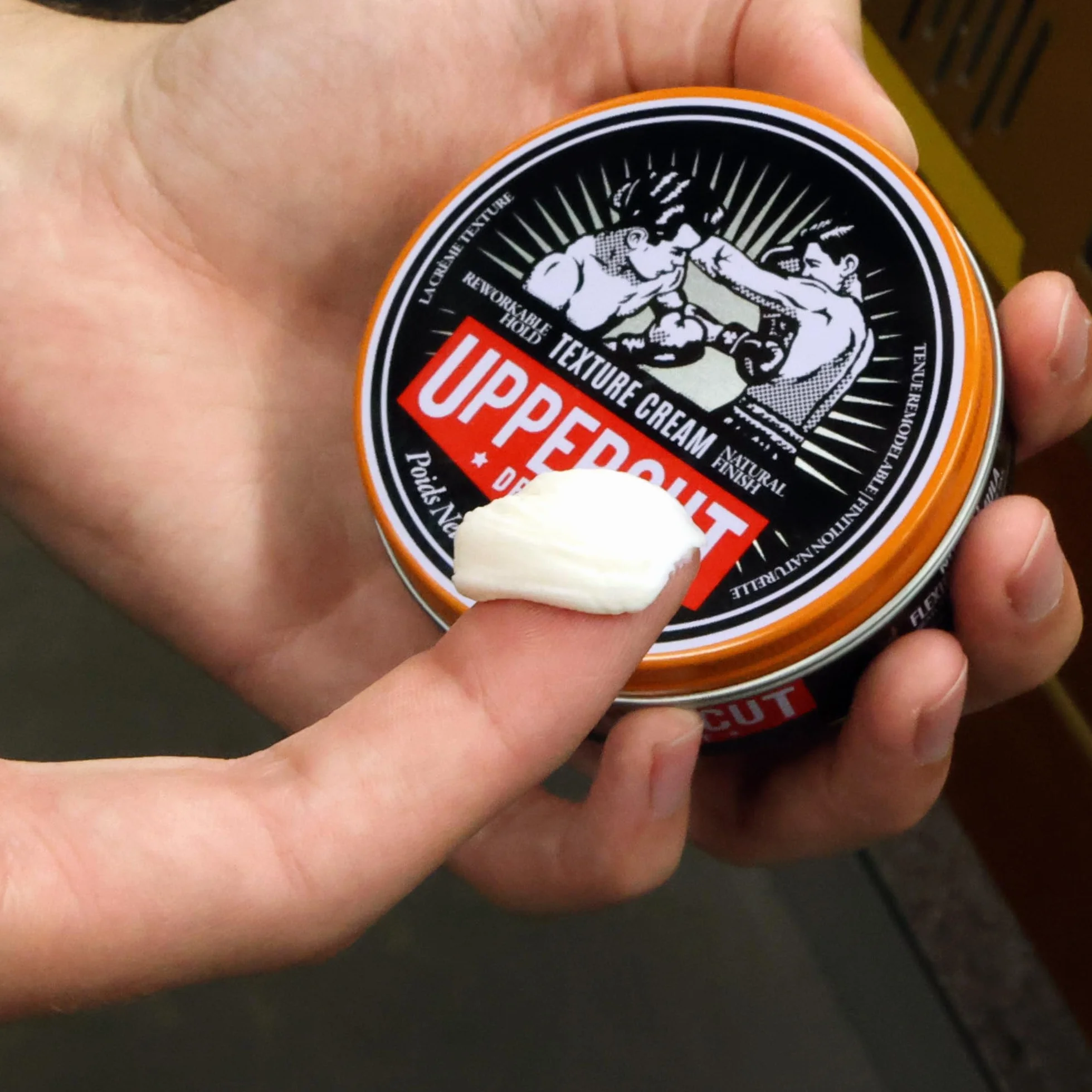Uppercut Deluxe Texture Cream 100g Crema de Peinado para Hombres Fijación Remodelable
