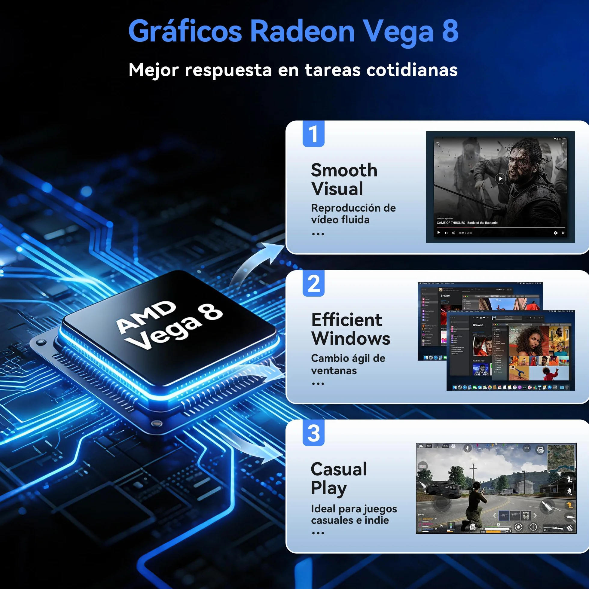 Blackview MP50 Mini PC AMD Ryzen 5 16GB RAM 512GB SSD Radeon Vega 8 Win 11 Pro HDMI DP 4K WiFi 5 BT 4.2