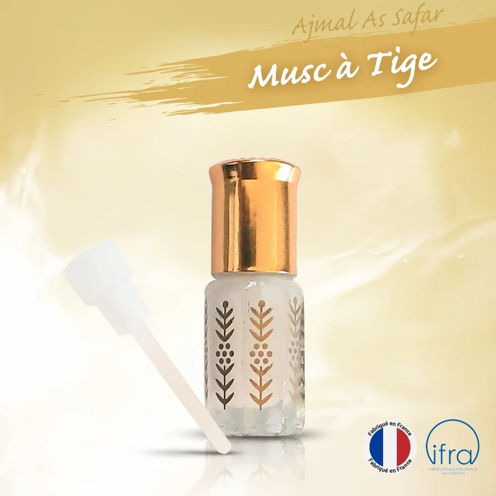 Ajmal As Safar Musc Tahara Aromatisé Pack Best Vanille Monoï Coco lot de 3 Musc Blanc intime 3ml