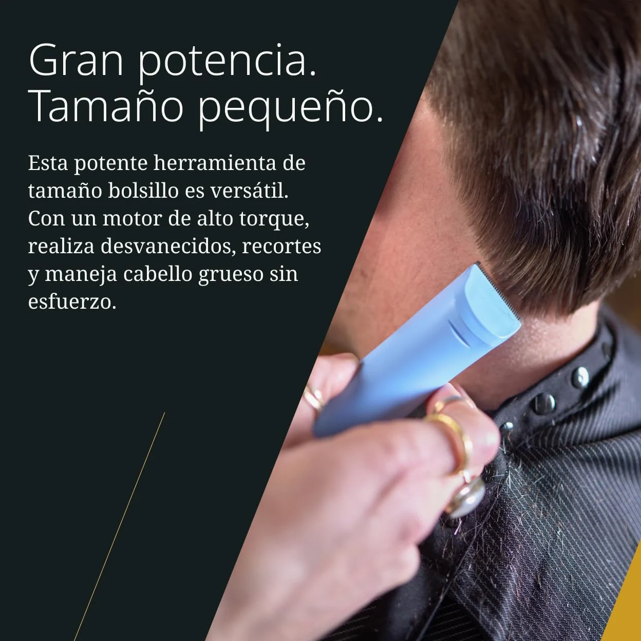 Wahl Cordless Peanut Li, Recortadora Híbrida Cabello y Barba, Azul | Recortadora Híbrida Cabello y Barba Inalámbrica, Motor 7000 RPM, Carga Rápida USB-C, hasta 110 Minutos, Compacta