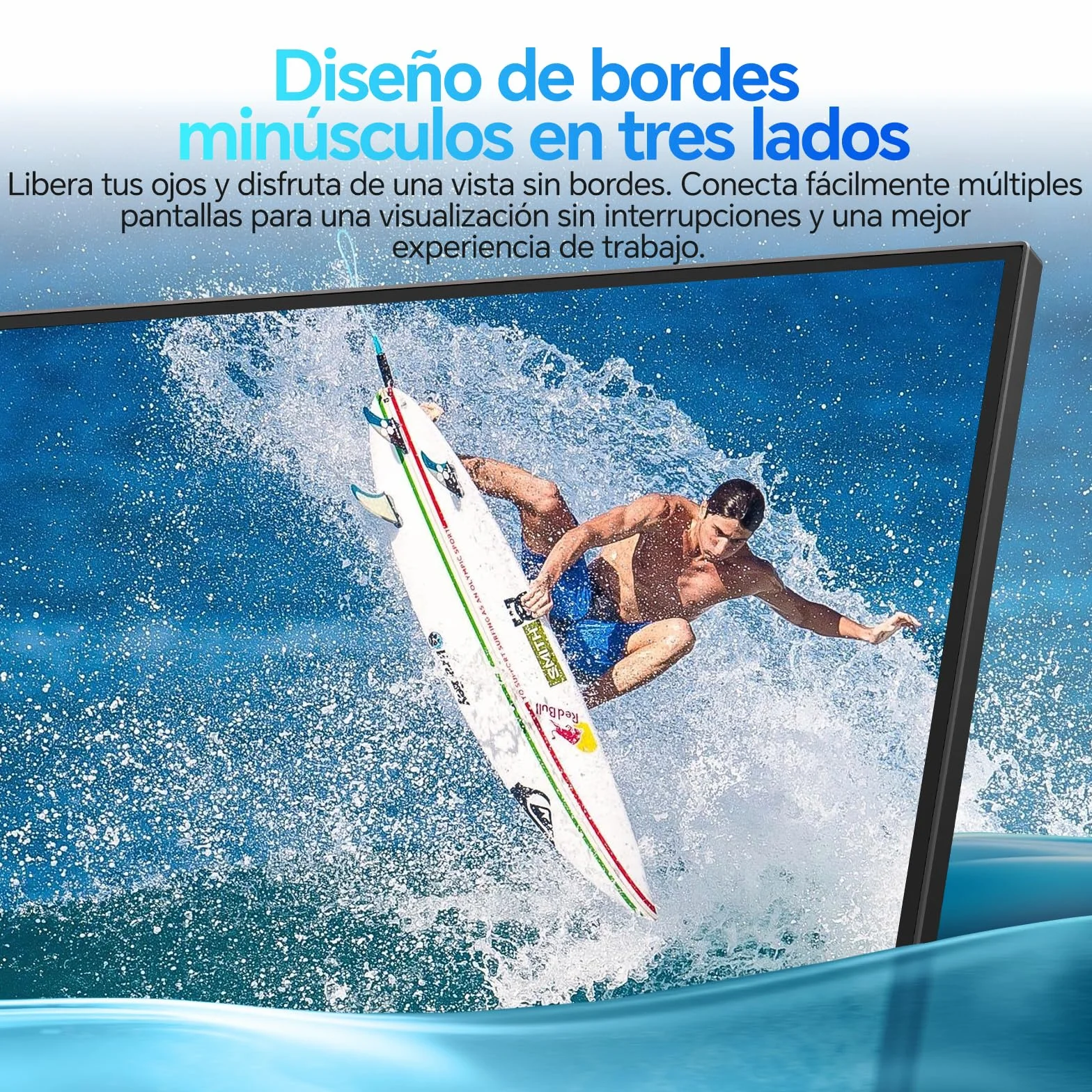 KOORUI E2412F Monitor 24 Pulgadas Full HD VA 100Hz 1920x1080 3000:1 5ms 99% SRGB HDMI VGA VESA 100mm