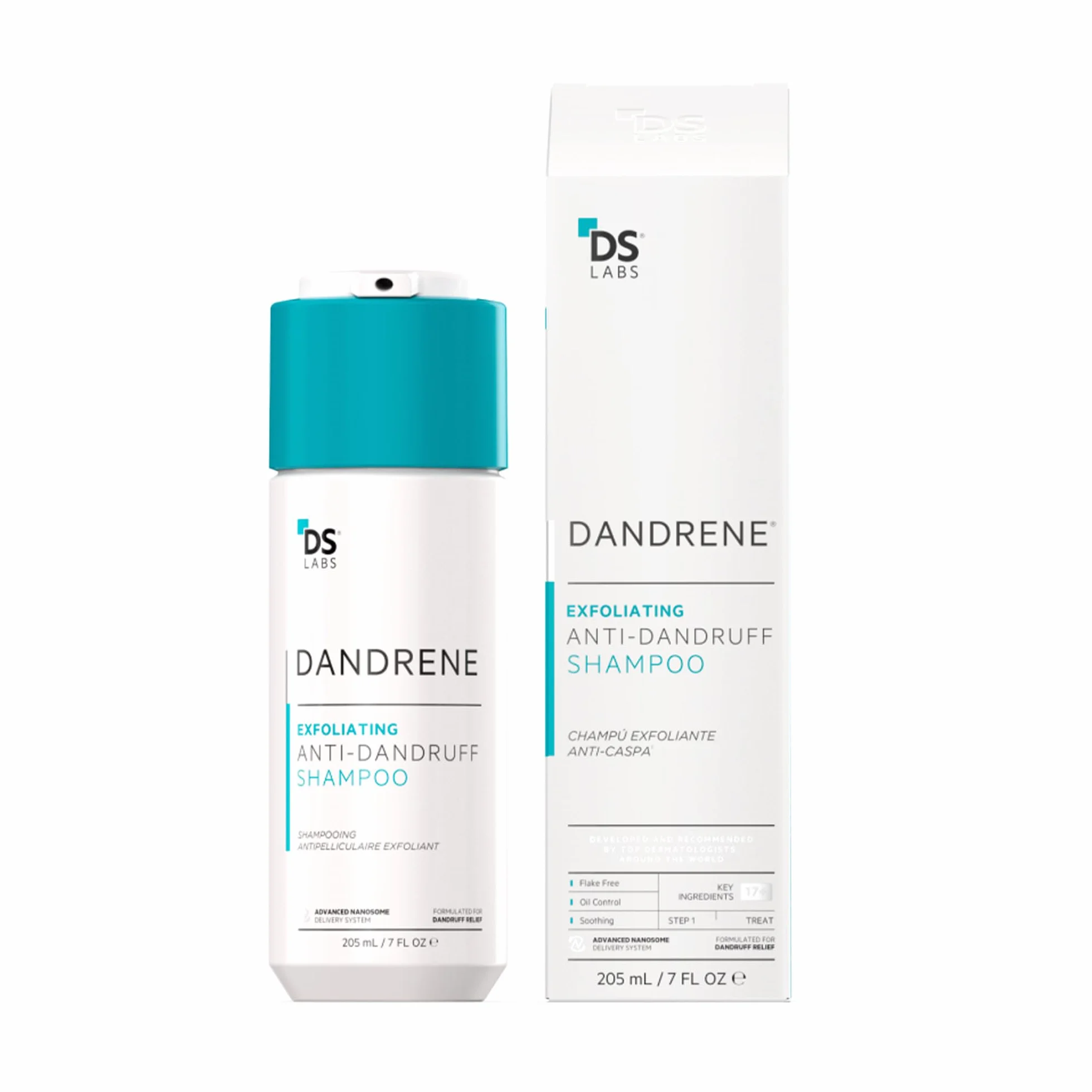 DS Laboratories Dandrene Champú Exfoliante Anticaspa 205 ml