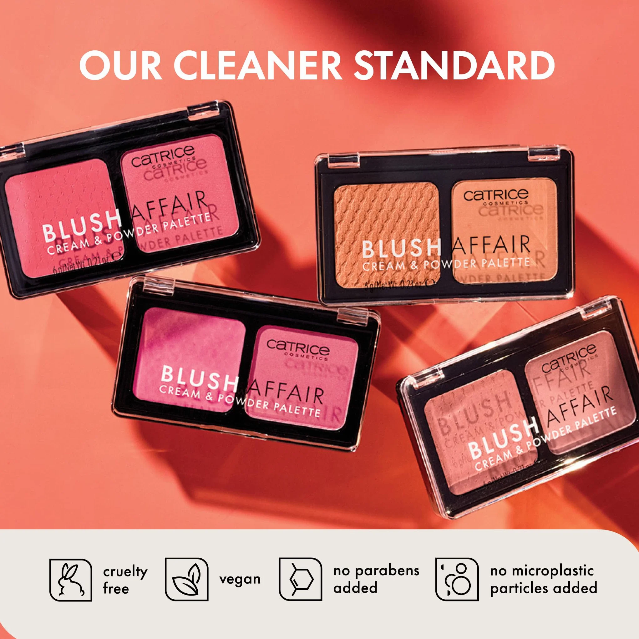 Catrice Paleta de colorete en polvo y crema Blush Affair 6g