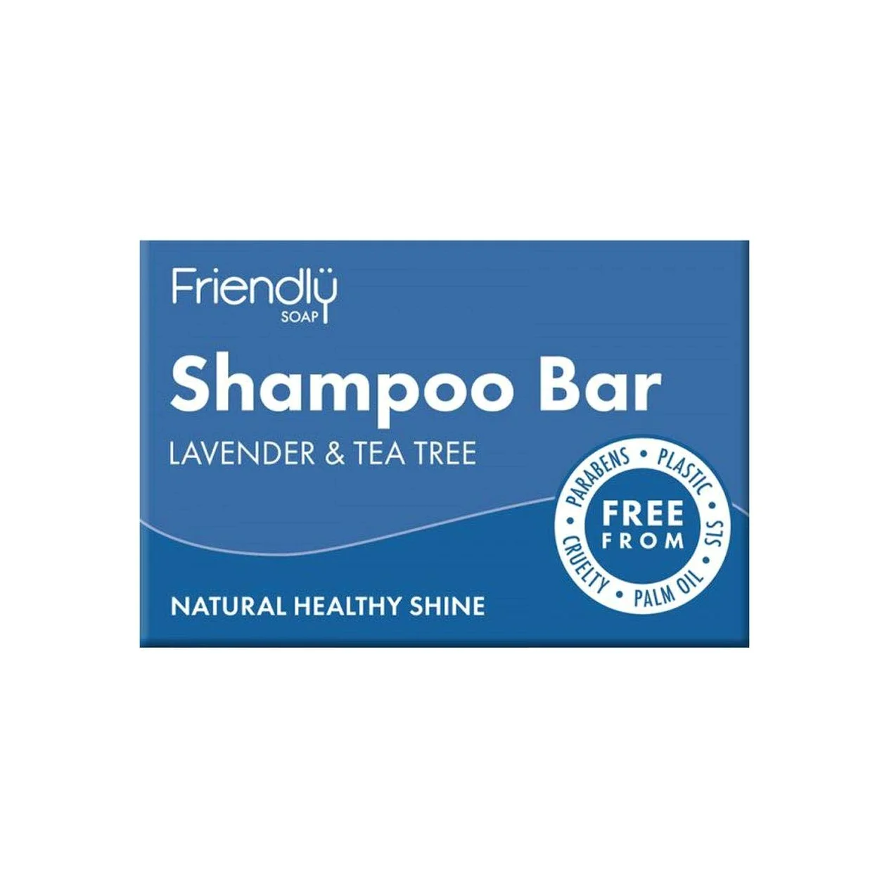 Friendly Soap - 2 barras de champú natural de lavanda y árbol de té, 95 g