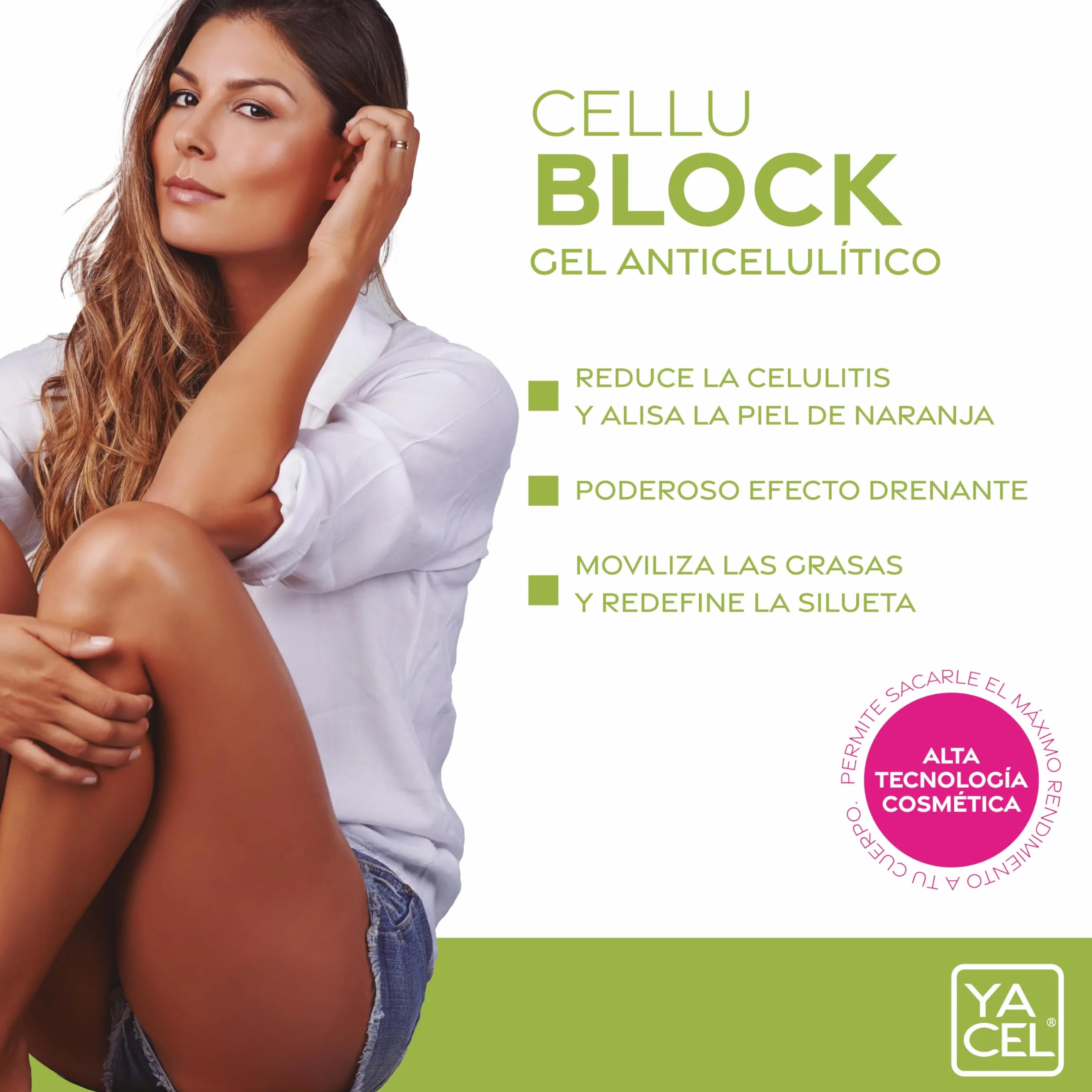 Yacel Cellublock Crema Anticelulítica 200 ml
