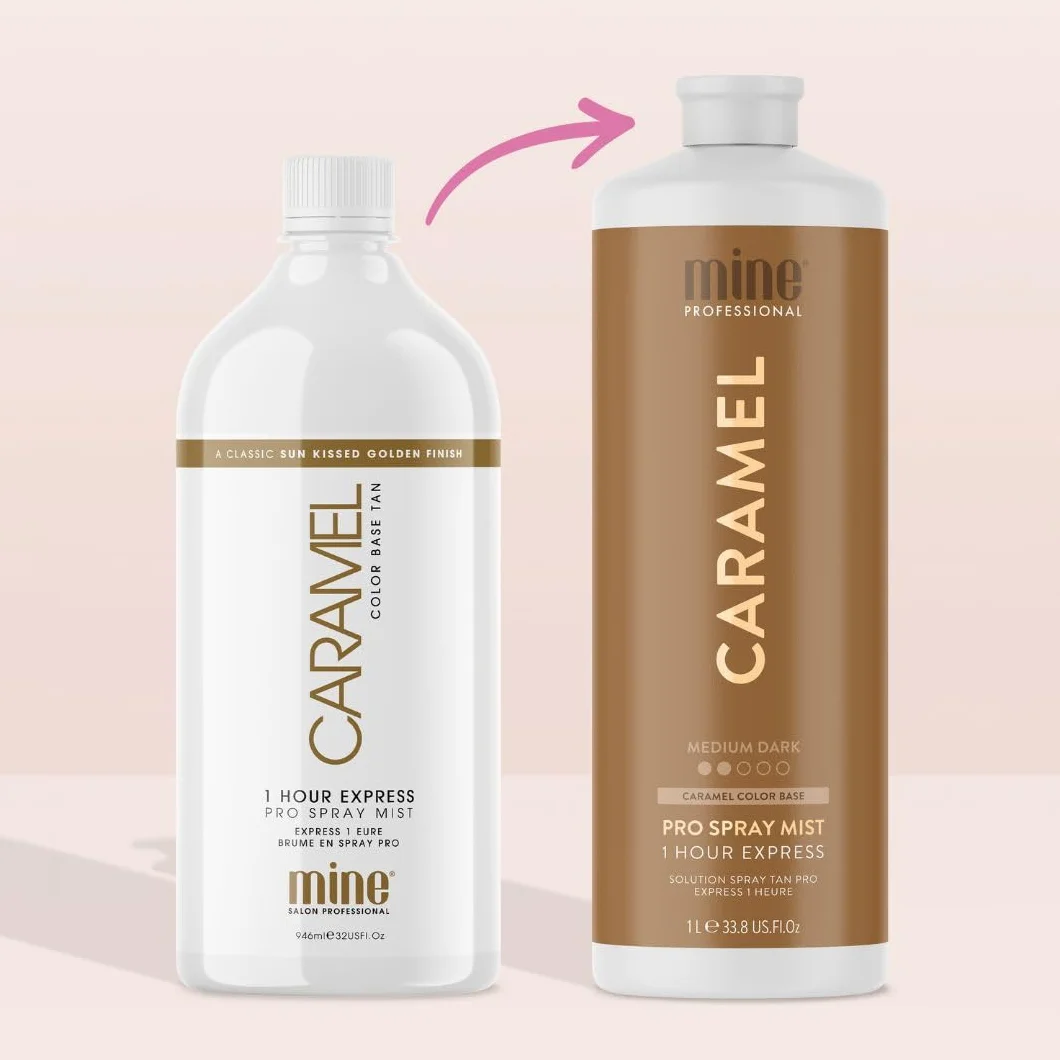 MineTan Caramel, Autobronceador corporal - 1000 ml.
