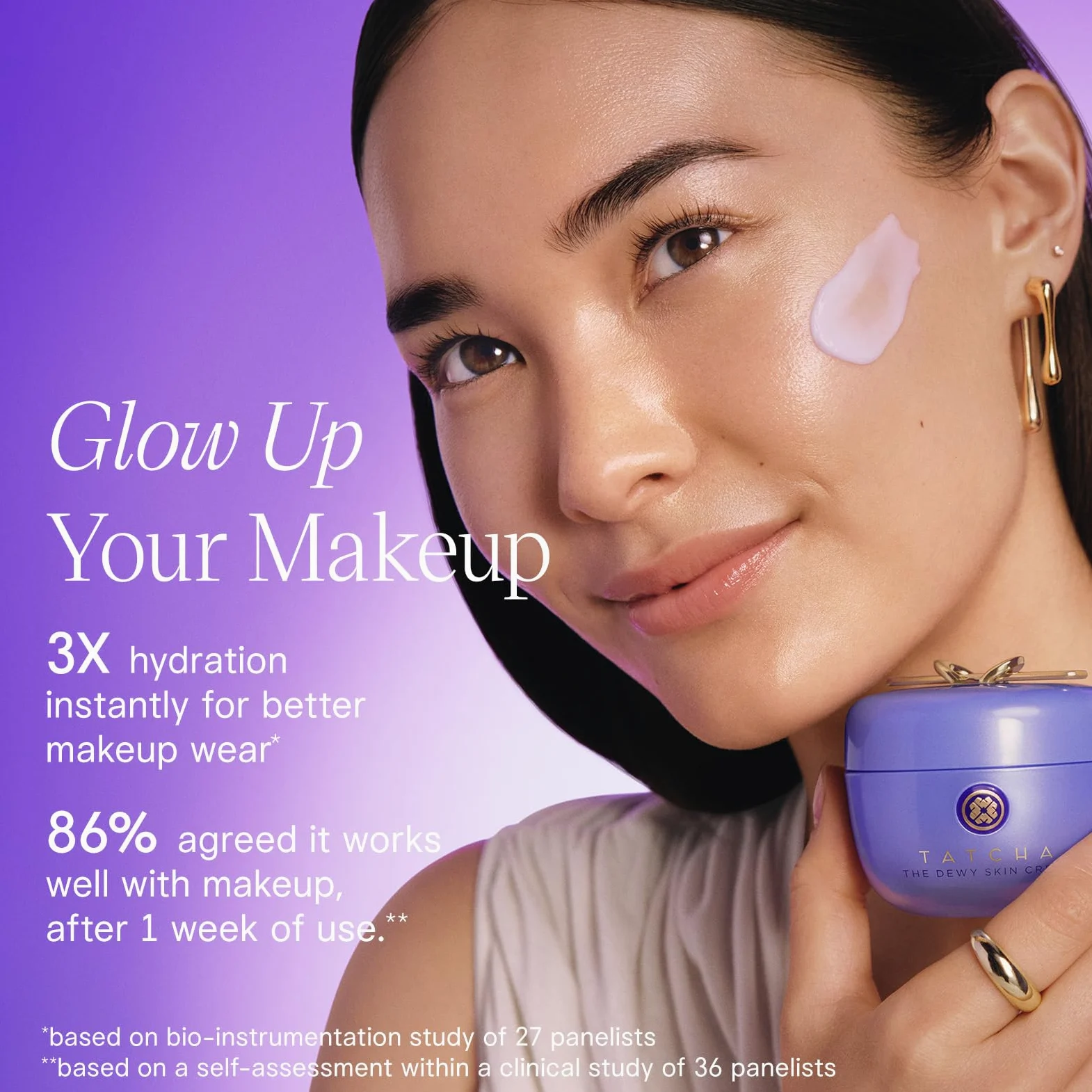 Tatcha The Dewy Skin Cream | Rich Cream to Hydrate, Plump and Protect Dry and Combo Skin | 50 ml / 1.7 oz