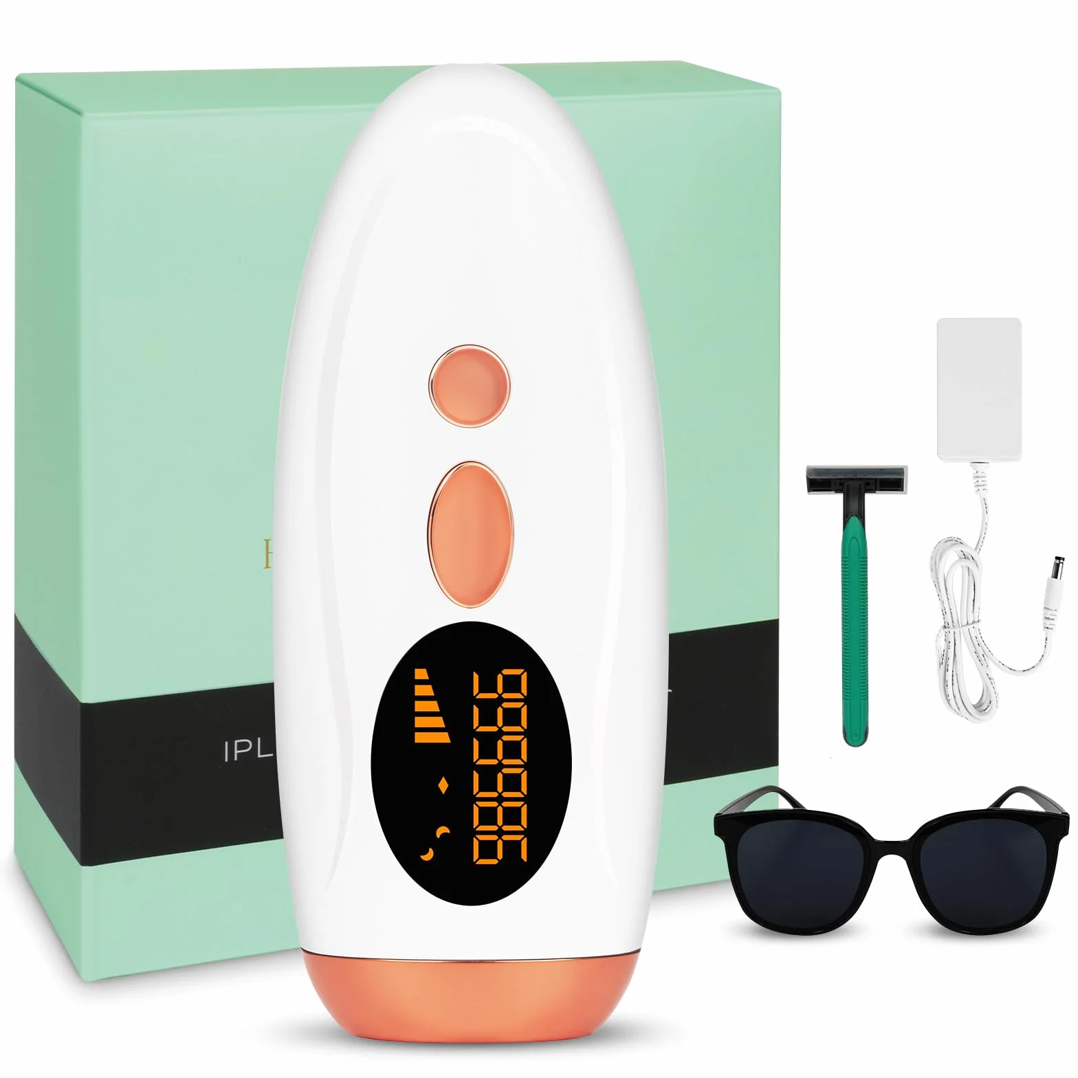 Depiladora Laser IPL 999990 Flashes 5 Niveles Energía para Mujer