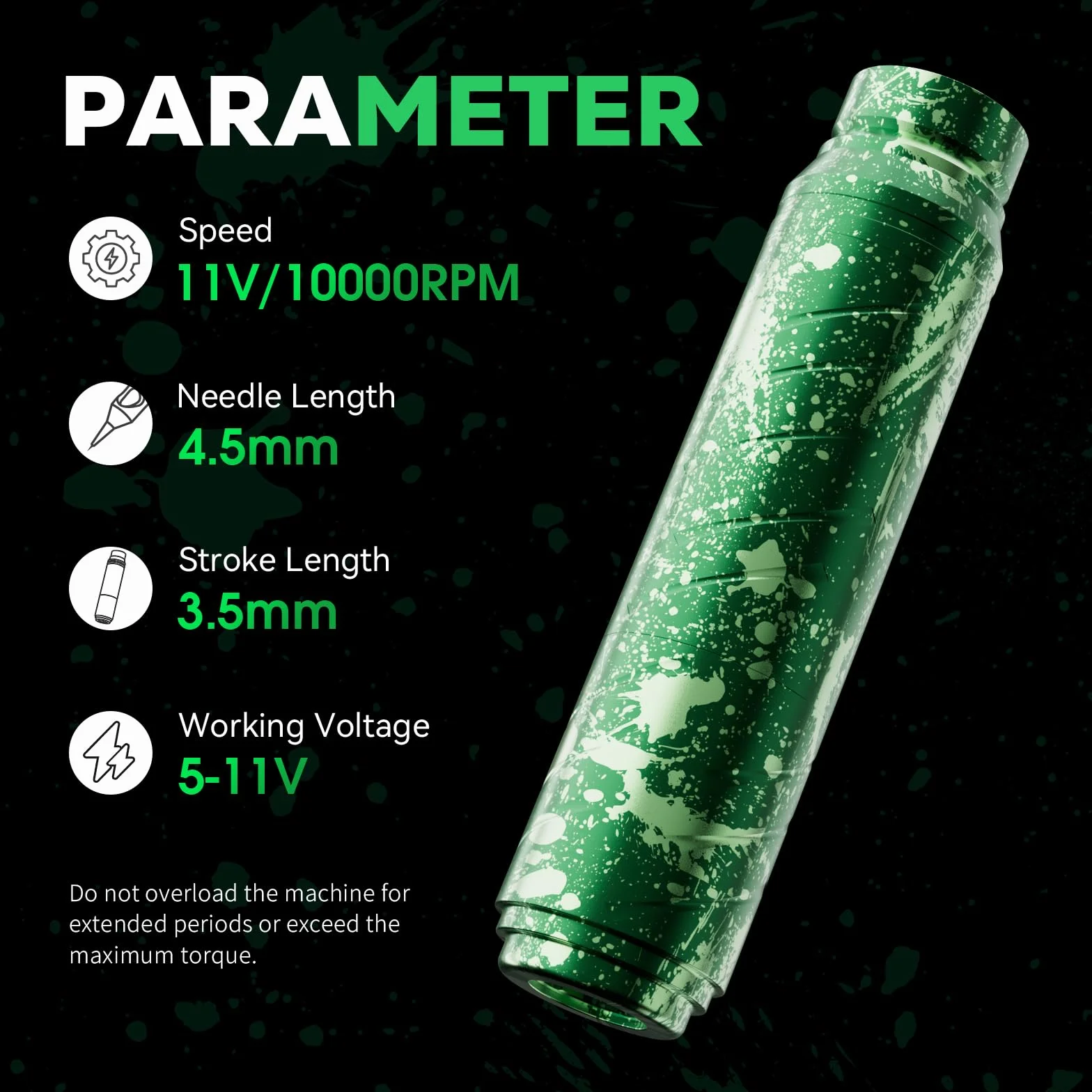 SOLONG Kit Profesional para Principiantes de Tatuajes – Lápiz Inalámbrico 1600mAh con 10 Agujas de Cartucho y Papel Transfer, Equipo Completo para Empezar, EF-TK-P753KITCEU-10