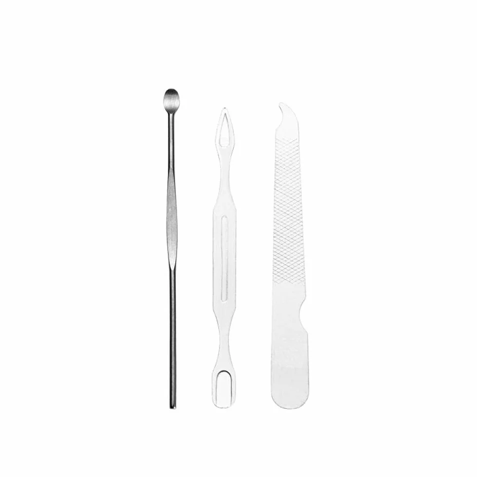 Kit de manicura y pedicura, juego de cortaúñas de 7 piezas, kit de herramientas de manicura, kit de aseo profesional, herramientas de cuidado de cortador de uñas para viajes a casa, para hombres y m