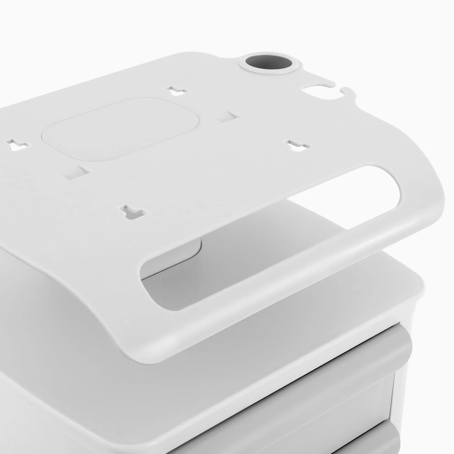 Carro de cosméticos con ruedas, carrito médico con 3 cajones y estante, carro auxiliar de ABS, capacidad de carga de 30 kg, para peluquería/salón/clínica, carrito de laboratorio, 4 ruedas con frenos