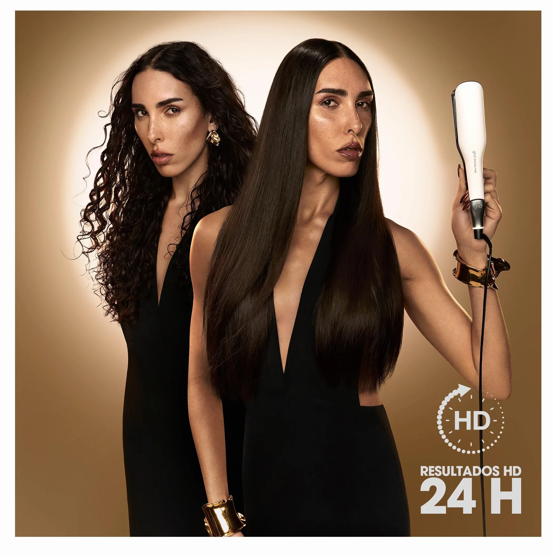 ghd Chronos Max Plancha de Pelo Profesional, Styler con Placas 85% más Anchas, Peinado 3x Más Rápido, Sin Daño Calor Extremo