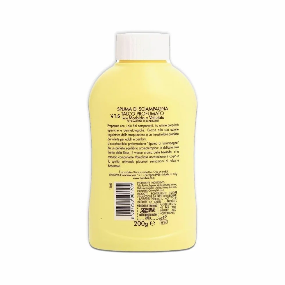 S Sciampagna Talco Seta 200 Gr