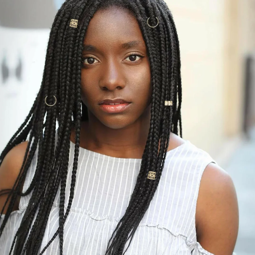 Accesorios para Rastas Cabello: 80 Piezas Trenzadas Metal Anillos Puños