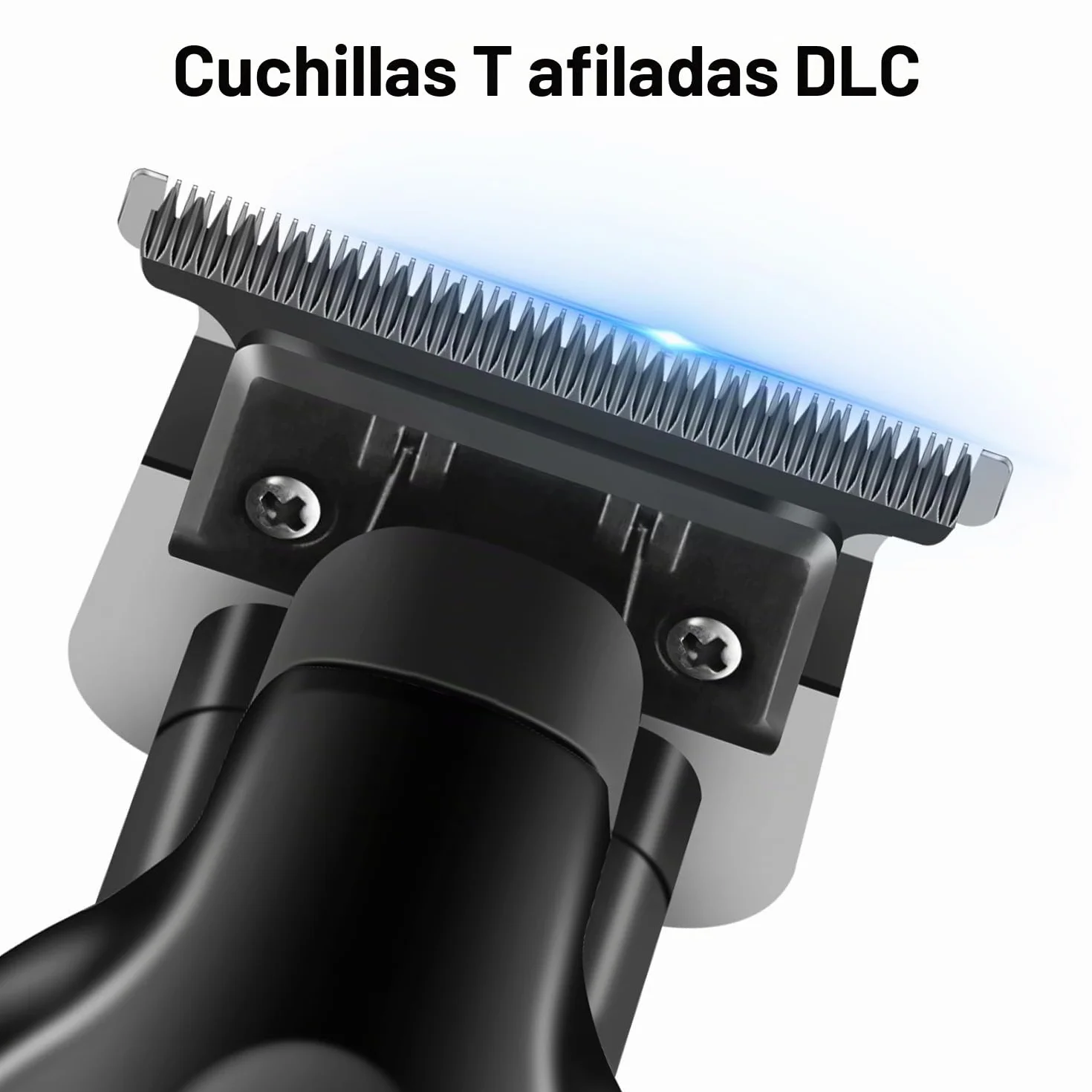 KEMEI 2299 Cortadora de Pelo Profesional Inalámbrica, Maquina de Cortar Pelo Hombre con Hoja en T