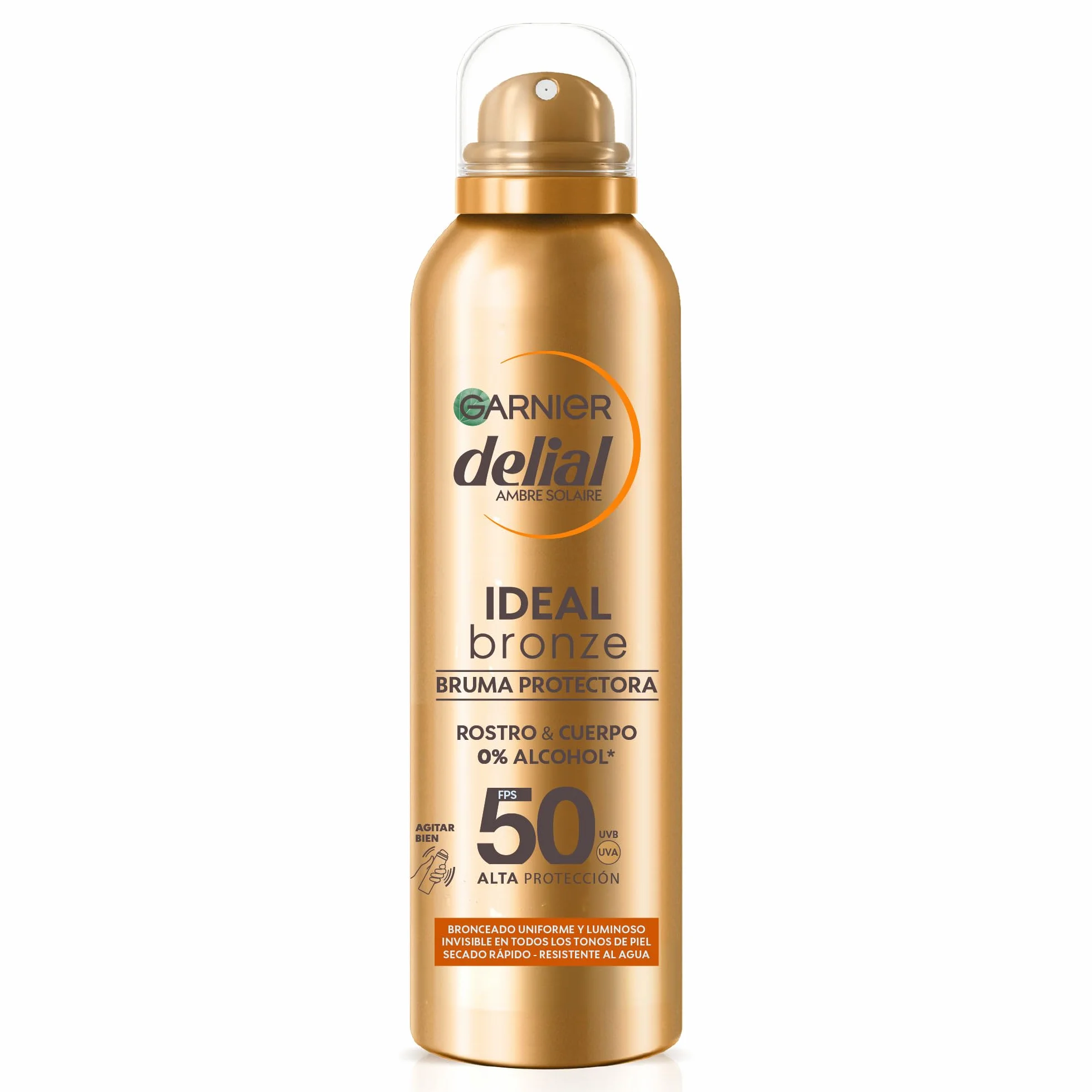 Garnier Delial Bruma Protectora Rostro Cuerpo SPF 50+ Vitamina E Aloe Vera 200 ml