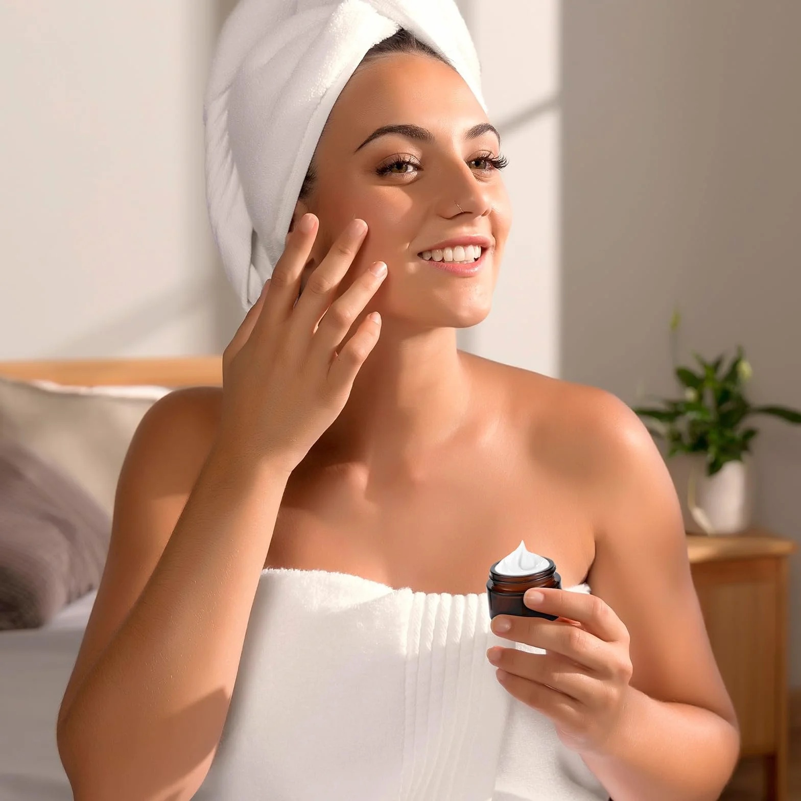 Tarros de Cristal Ámbar 10 Piezas 20 ml 30 ml con Pegatina y Cuchara para Cosméticos