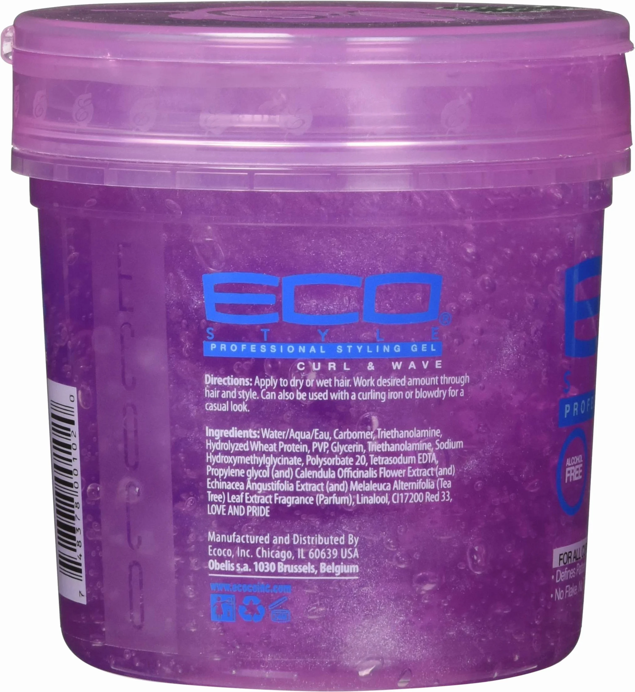 ECO STYLER Styling Gel Curl & Wave Pink 473 ml