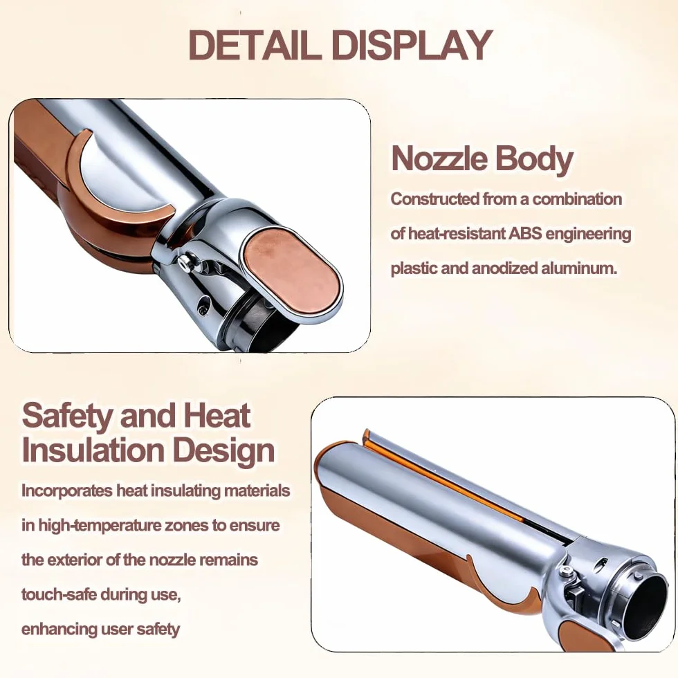 Accesorio para alisar el pelo HS01/HS05/HS08 tecnología Airflow sin placas calefactoras