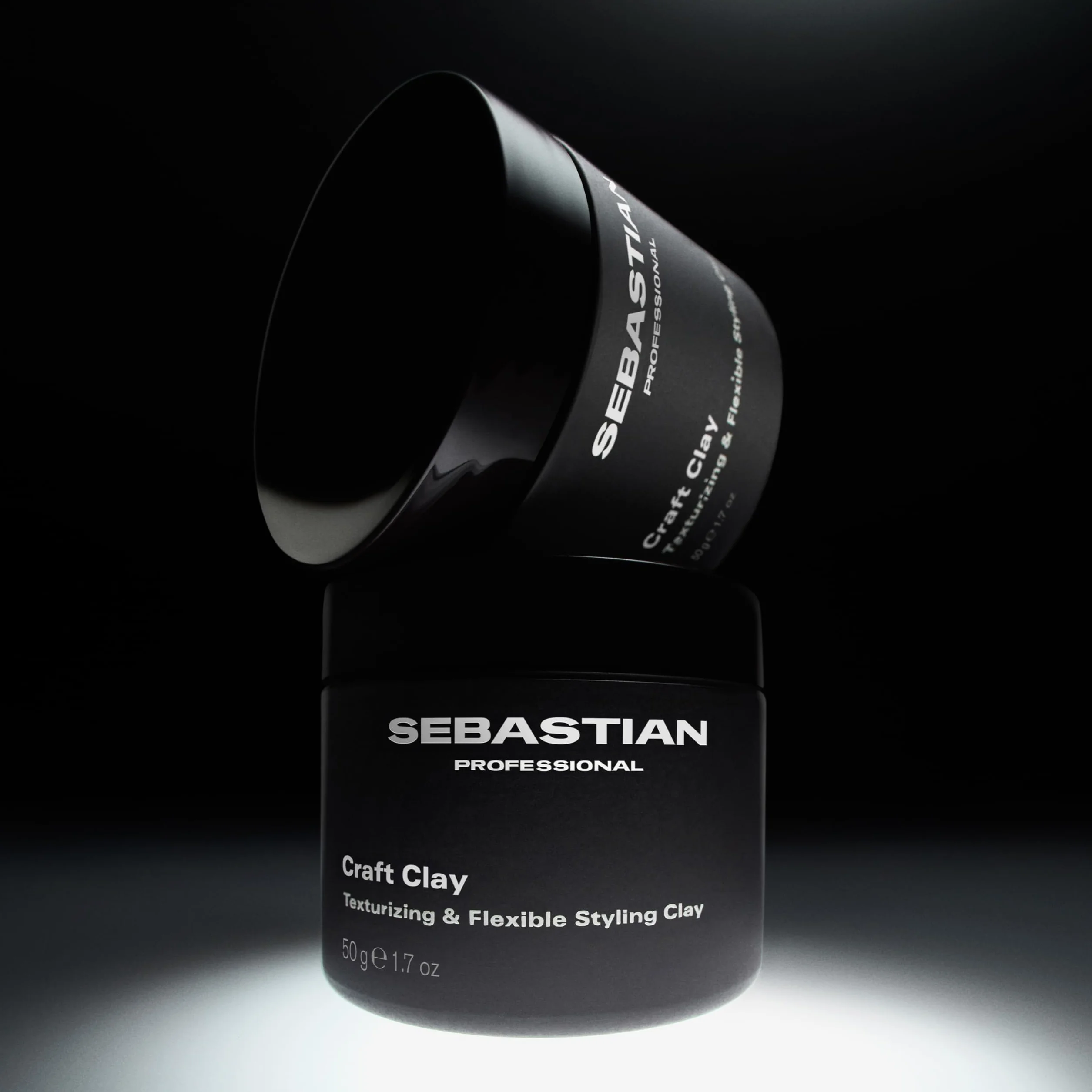 Sebastian Professional Craft Clay Arcilla Mate Texturizador Definidor Cabello Look Natural Fijación Textura Flexible 50g