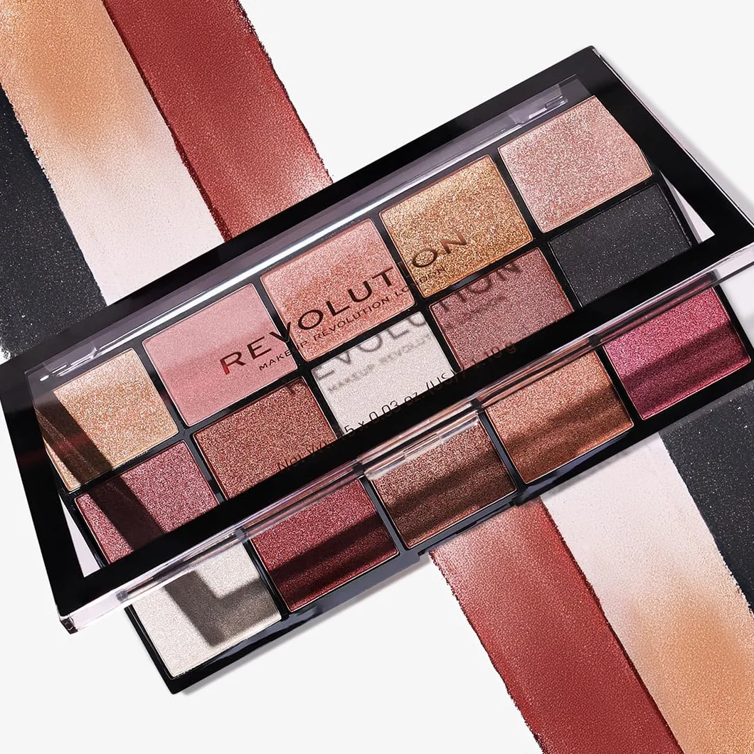 Makeup Revolution Paleta de sombras de ojos Reloaded Affection 15 sombras 16,5 g