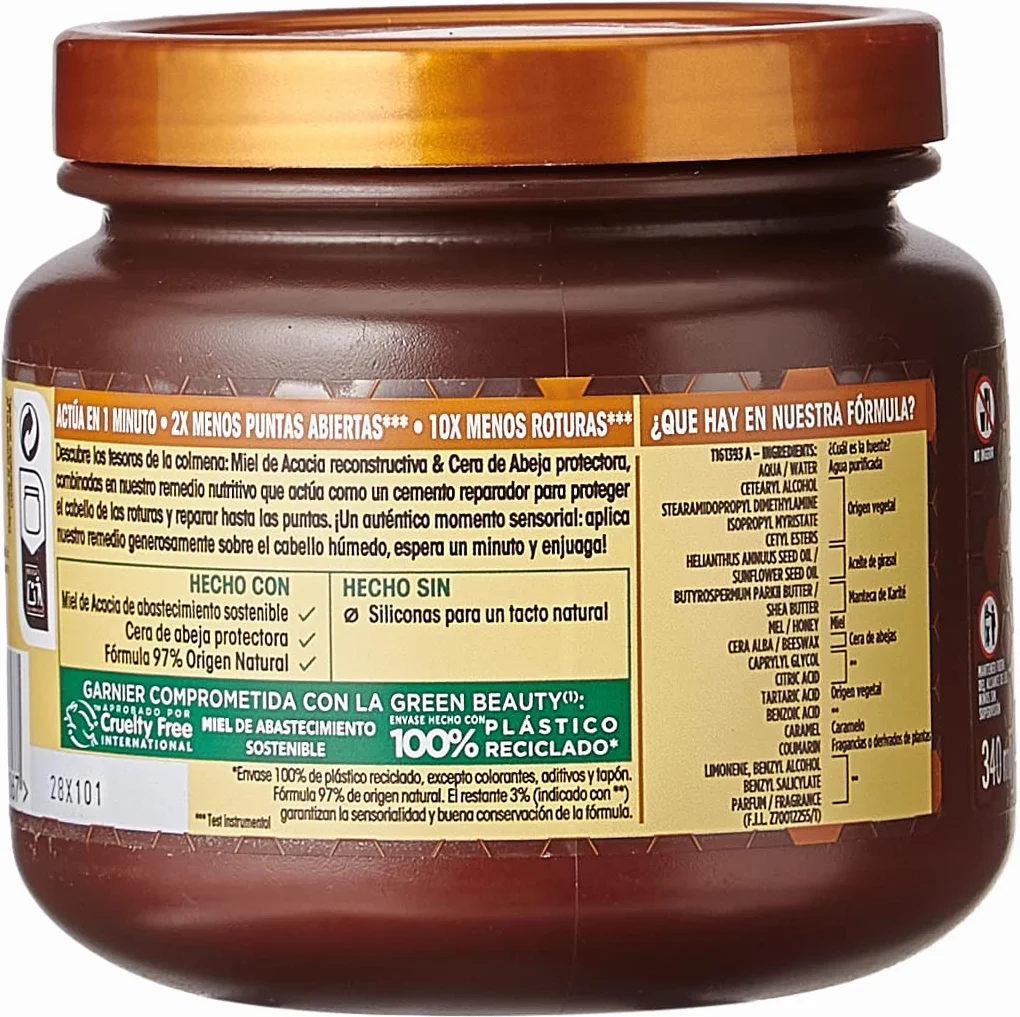 Garnier Original Remedies Mascarilla Miel 340ml