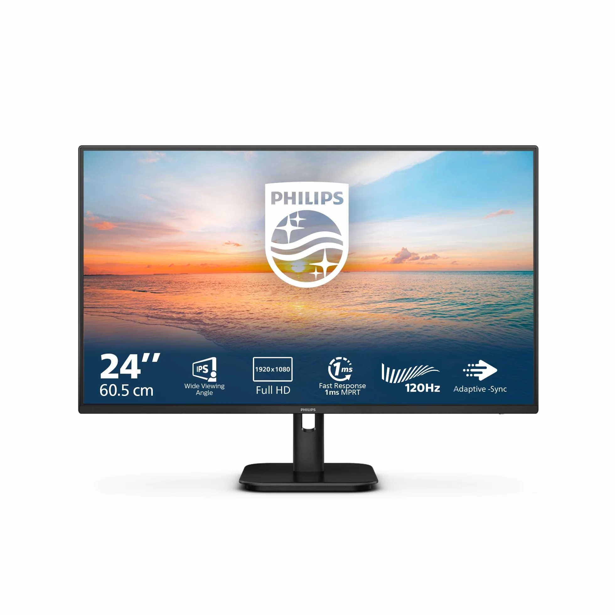 Philips 24E1N1100A Monitor 23.8" FHD 120Hz IPS 1 MPRT Adaptive Sync Altavoces Negro