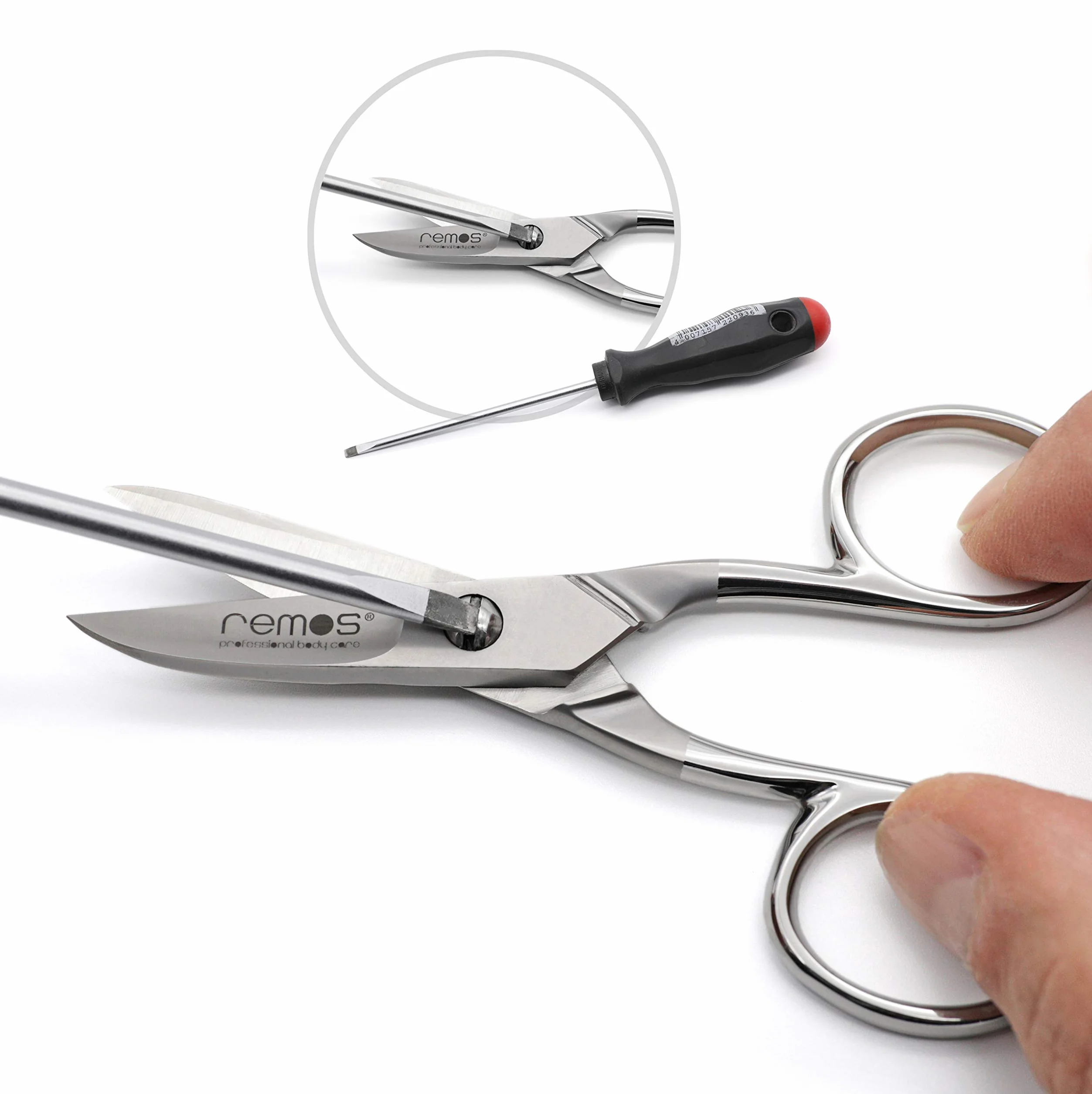 Remos - Tijeras de uñas de acero inoxidable para cortar uñas y uñas fuertes