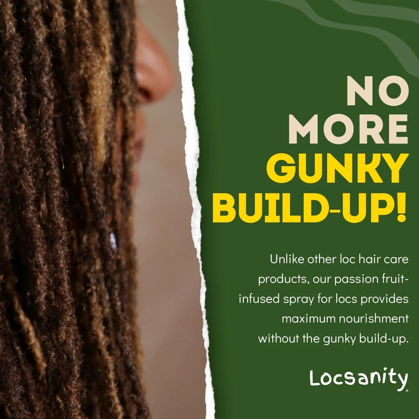 Locsanity Spray hidratante diario para rastas, hidratante para el cuero cabelludo de maracuyá, spray para rastas, spray refrescante para rastas, rastas, Sisterlock, Microlock, encrespamiento
