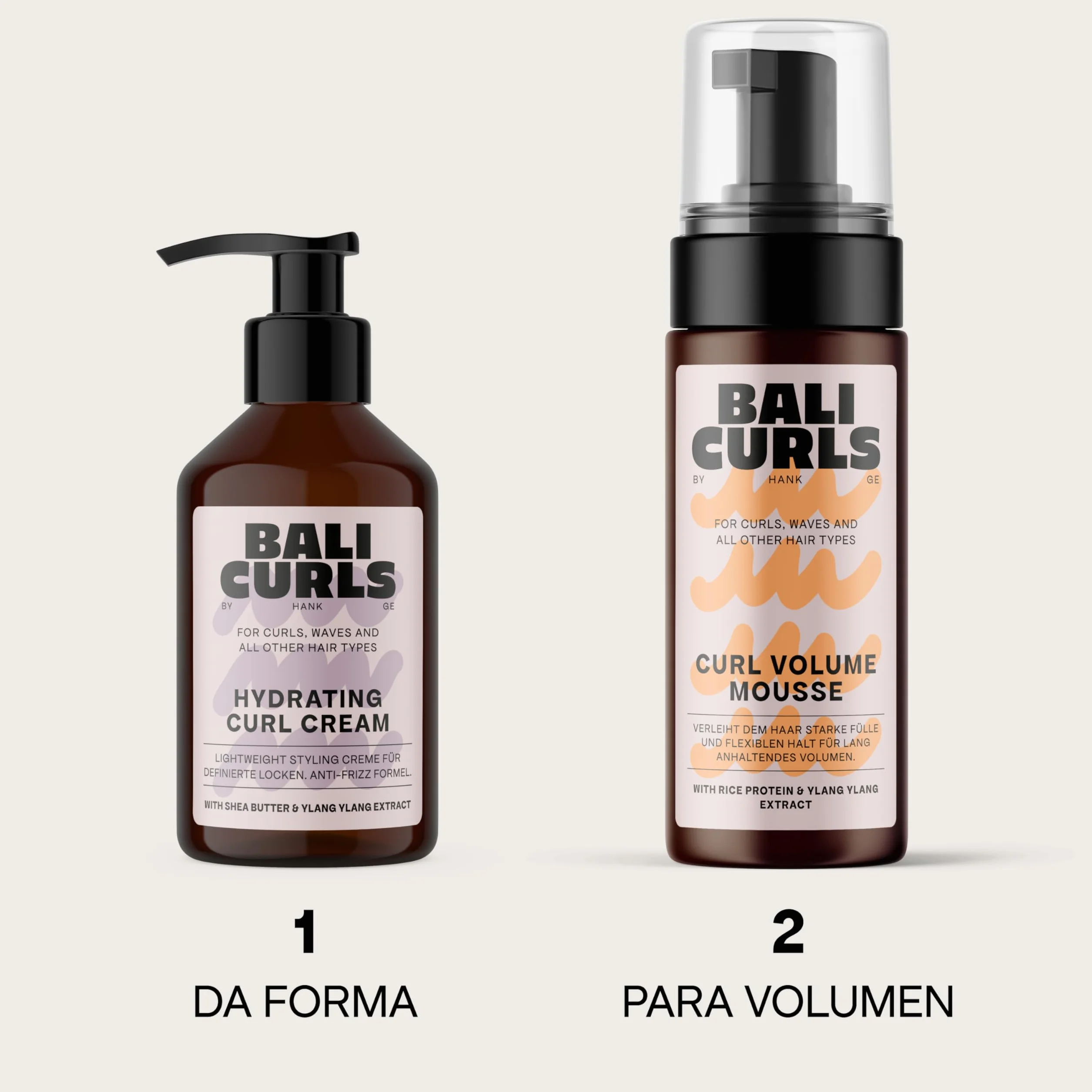 BALI CURLS Volume Foam Espuma para rizos ligeros 150 ml