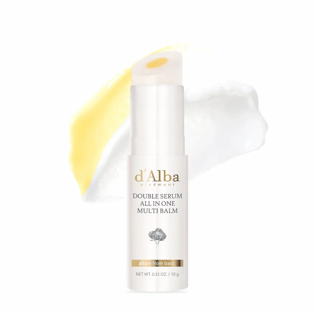 d'alba Doble Sérum Multi Bálsamo con Trufas Blancas Italianas, Tratamiento 3 en 1 Antiarrugas, Cuidado de la Piel Vegano Coreano