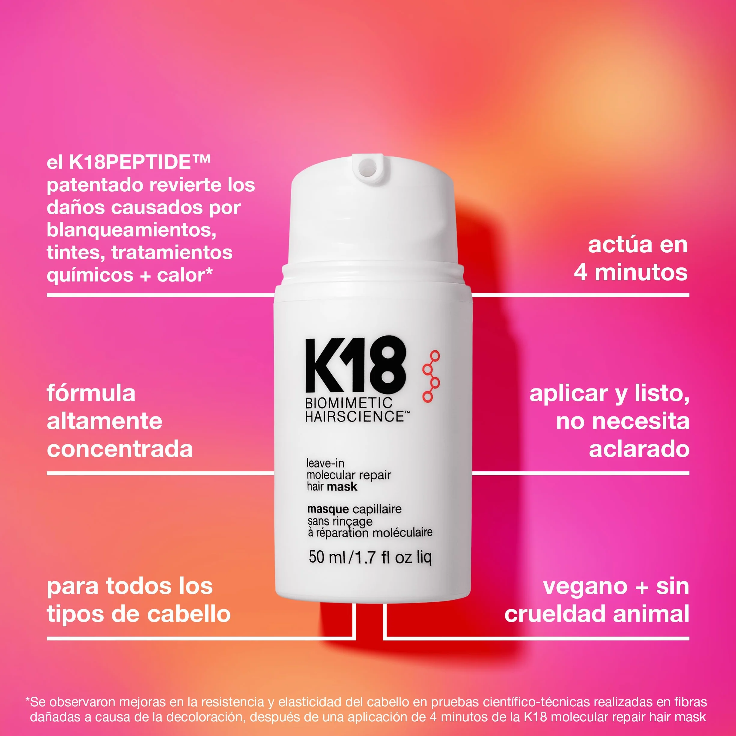 K18 Leave-In Molecular Repair Hair Mask