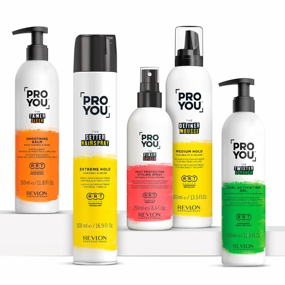 REVLON PROFESSIONAL ProYou Mousse para Cabello, Espuma para Rizos con Fijación Media, 400ml