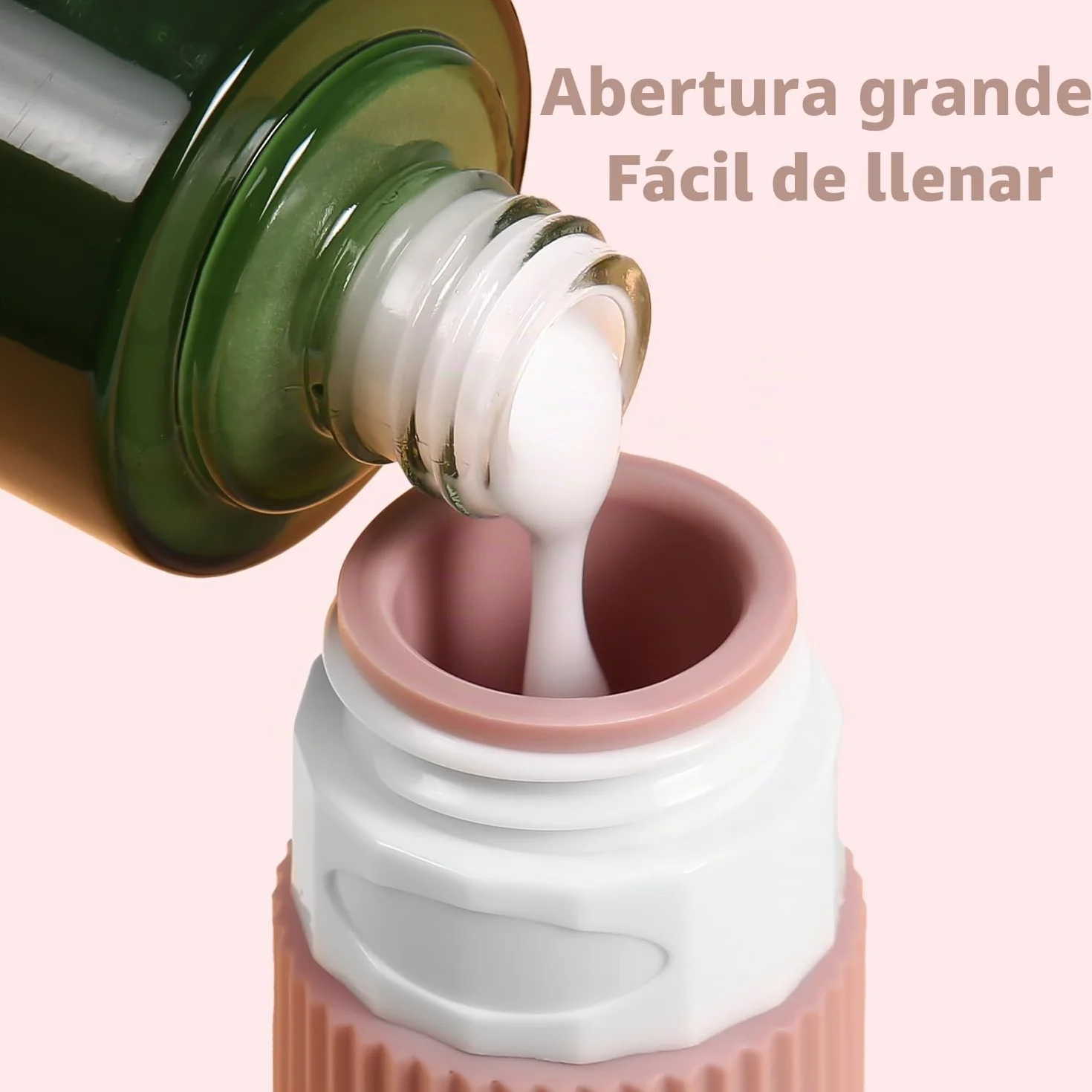 Botellas de Viaje Silicona 30/90ml Rellenables a Prueba de Fugas para Champú Loción Cosméticos