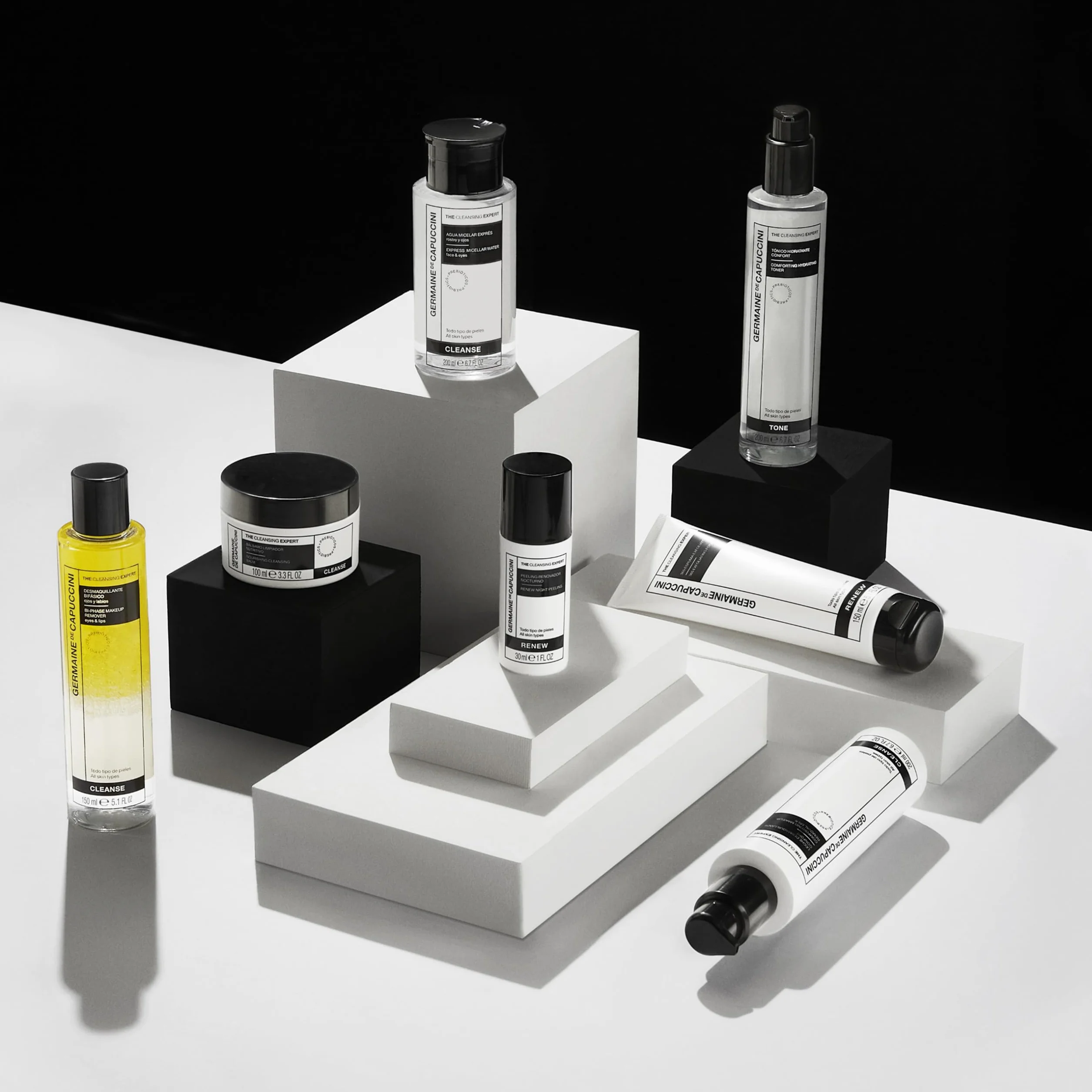 Germaine de Capuccini - The Cleansing Expert | Gel de Agua Micelar Rostro/Ojos - Sin aclarado, sin perfume - 200 ml