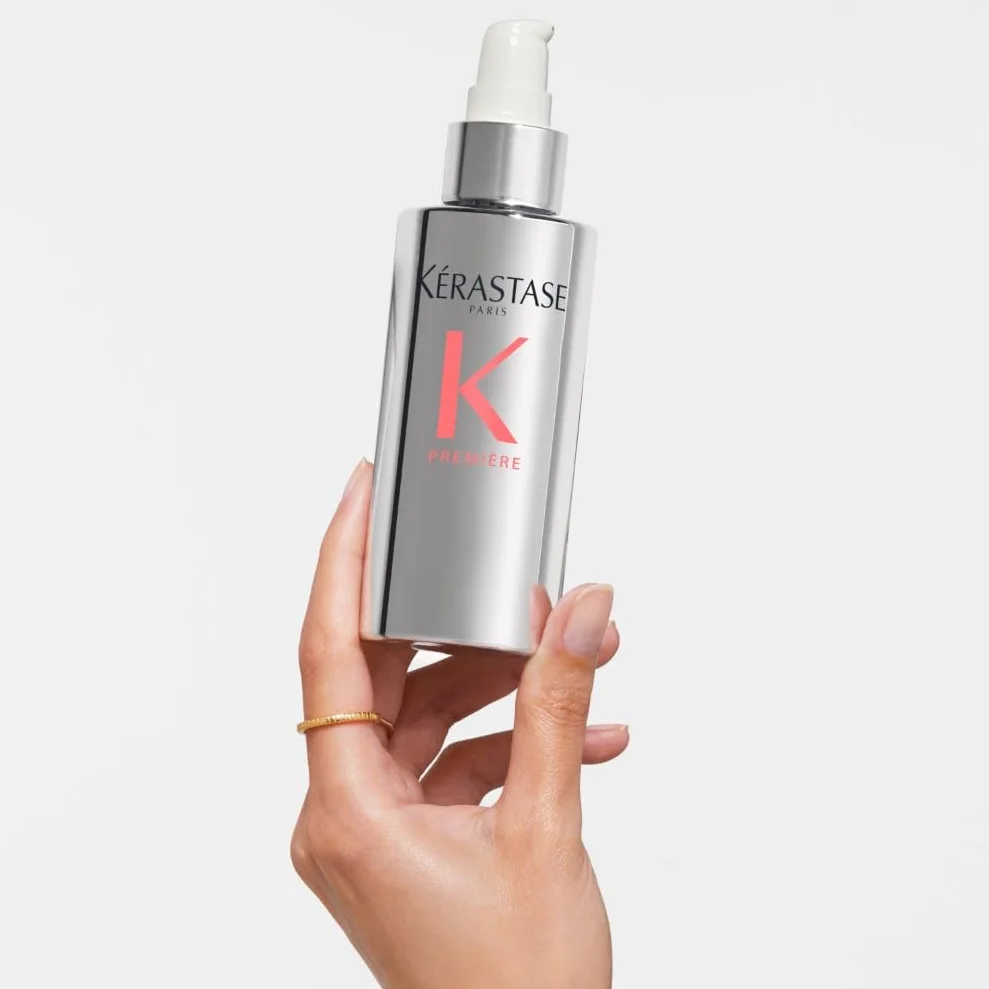 Kérastase, Première, Sérum reparador, Antiencrespamiento y protector térmico, Para cabello dañado, Sérum Réparateur Fondamental, 90 ml