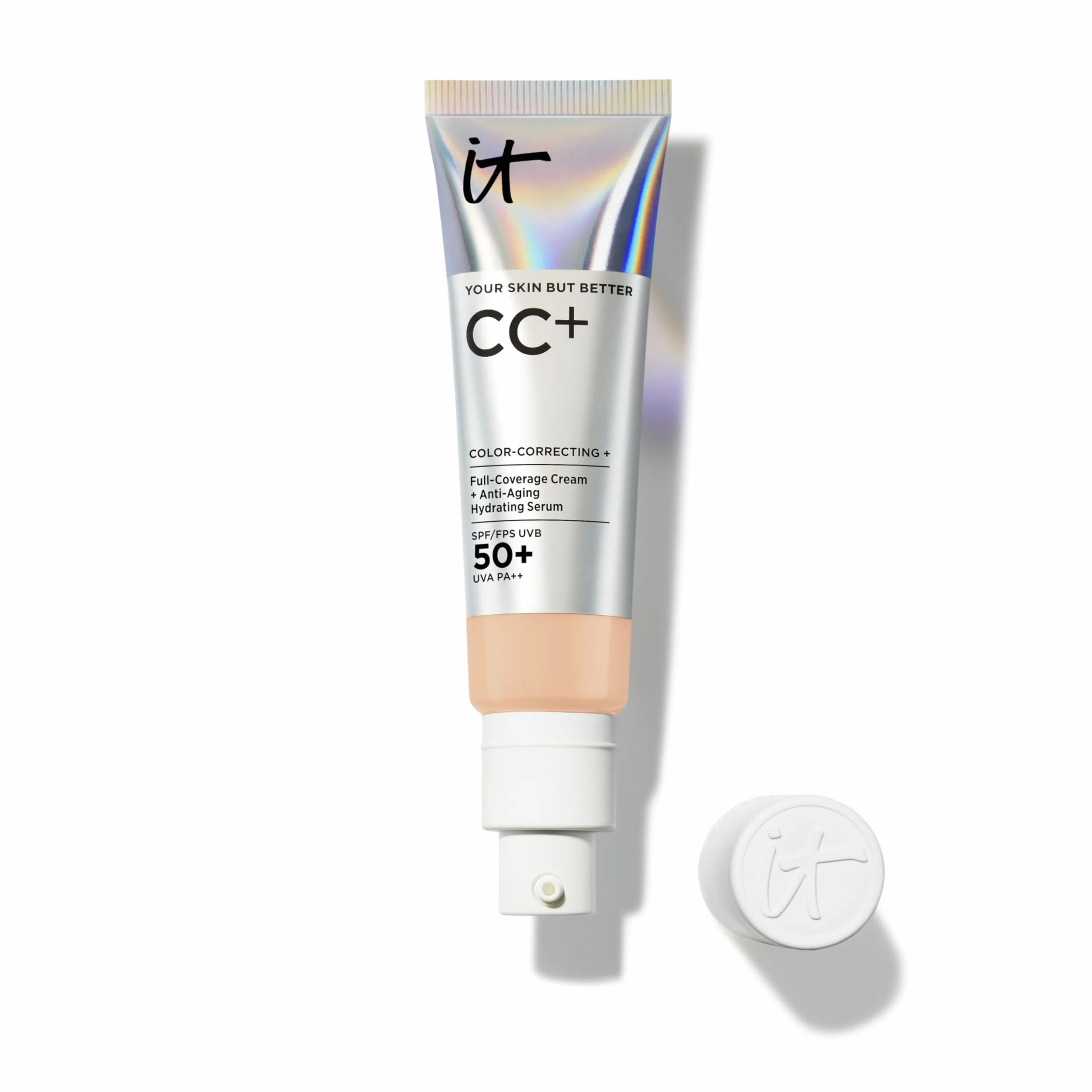 IT Cosmetics Base de Maquillaje SPF50+ Cobertura Total Acabado Natural Light