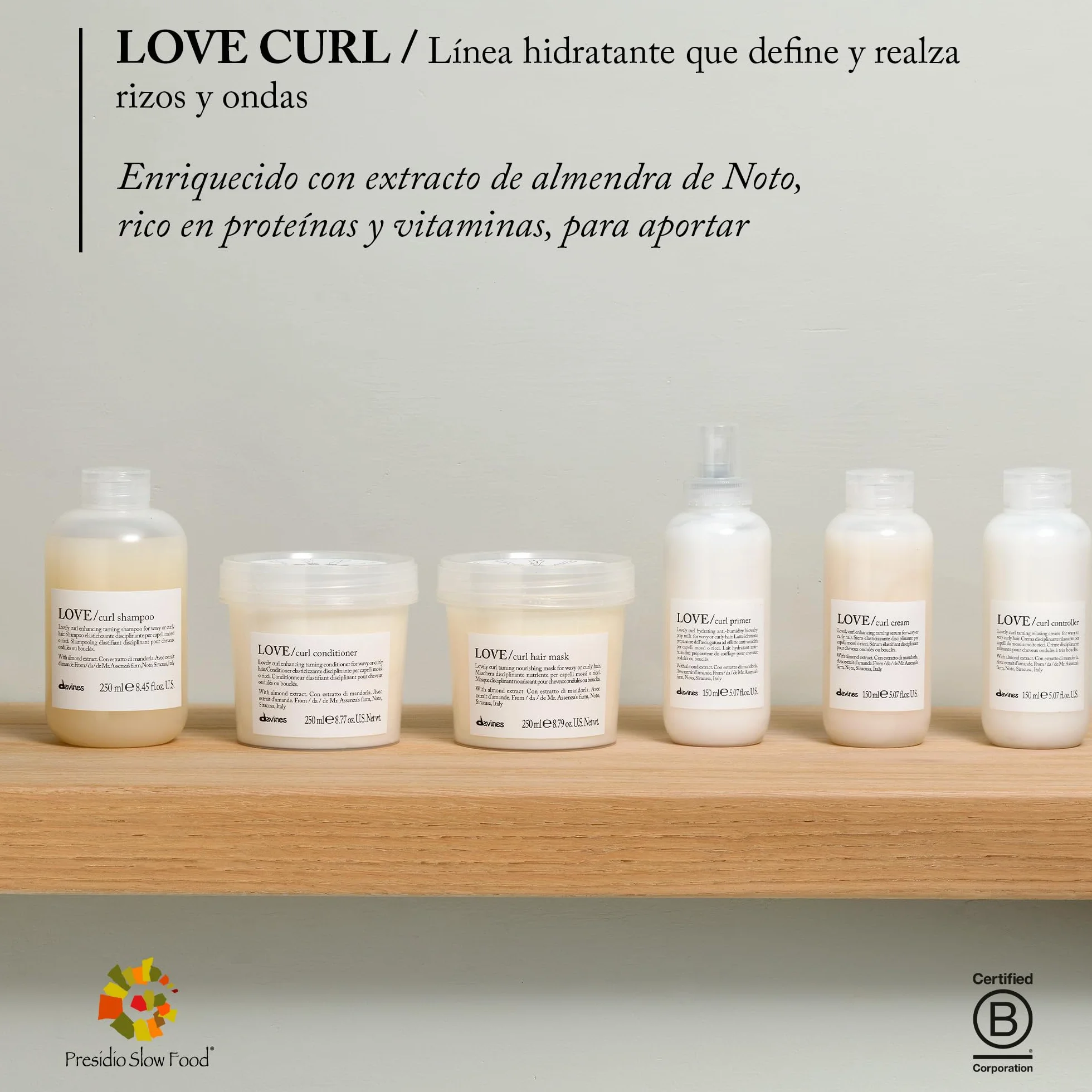 Davines Love Curl Crème - Cuidado capilar, 150 ml