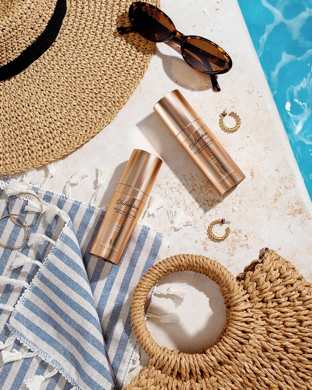 Soberbia Sun SPF 50+ Unapologetic Luxury – Crema Antiedad Global y Protector Solar Facial con NAD+ y NMN | Protección UVA/UVB, Luz Azul y Polución | Tecnología Airless, 30ml